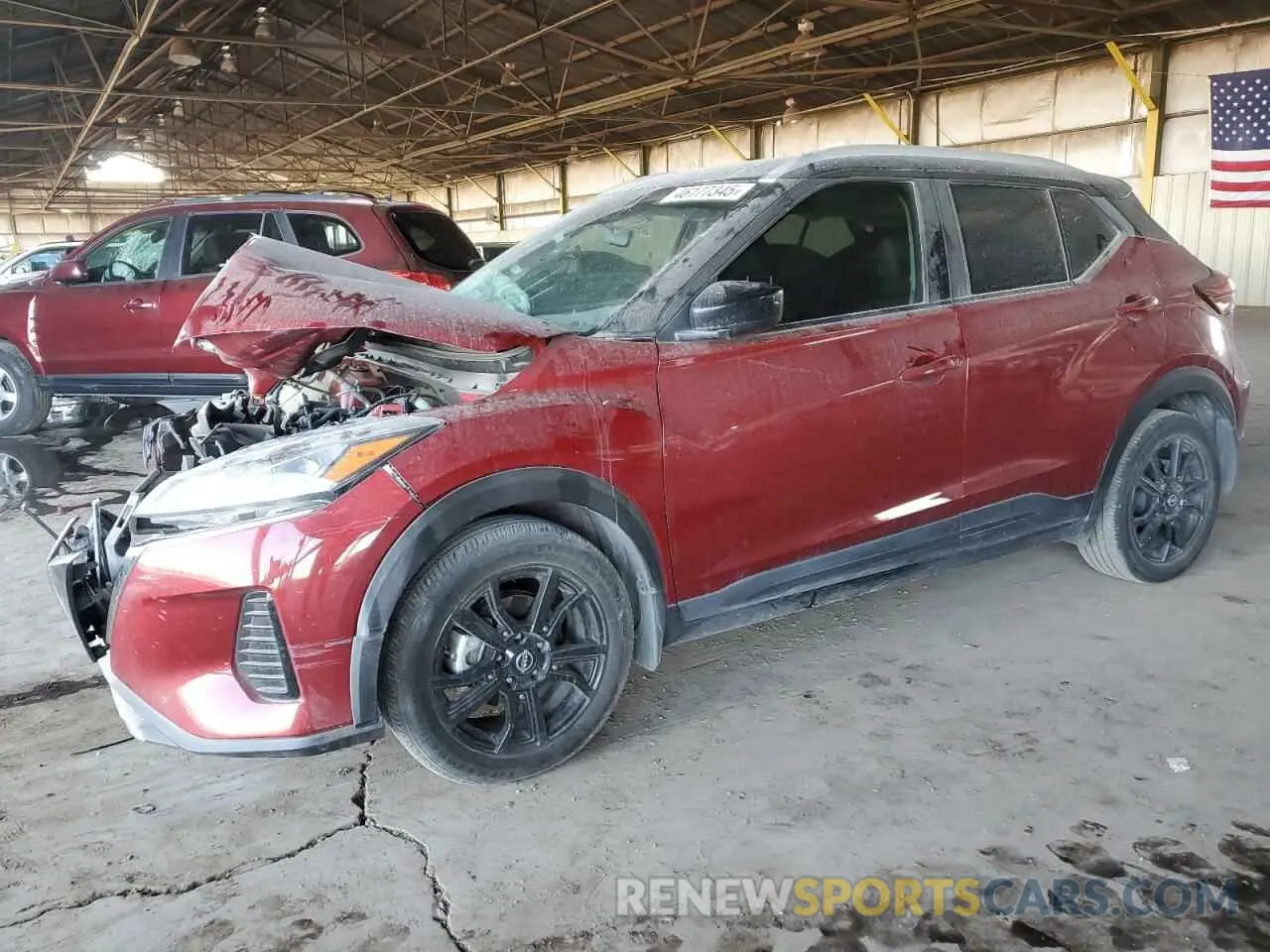 1 Photograph of a damaged car 3N1CP5CV5PL484244 NISSAN KICKS 2023