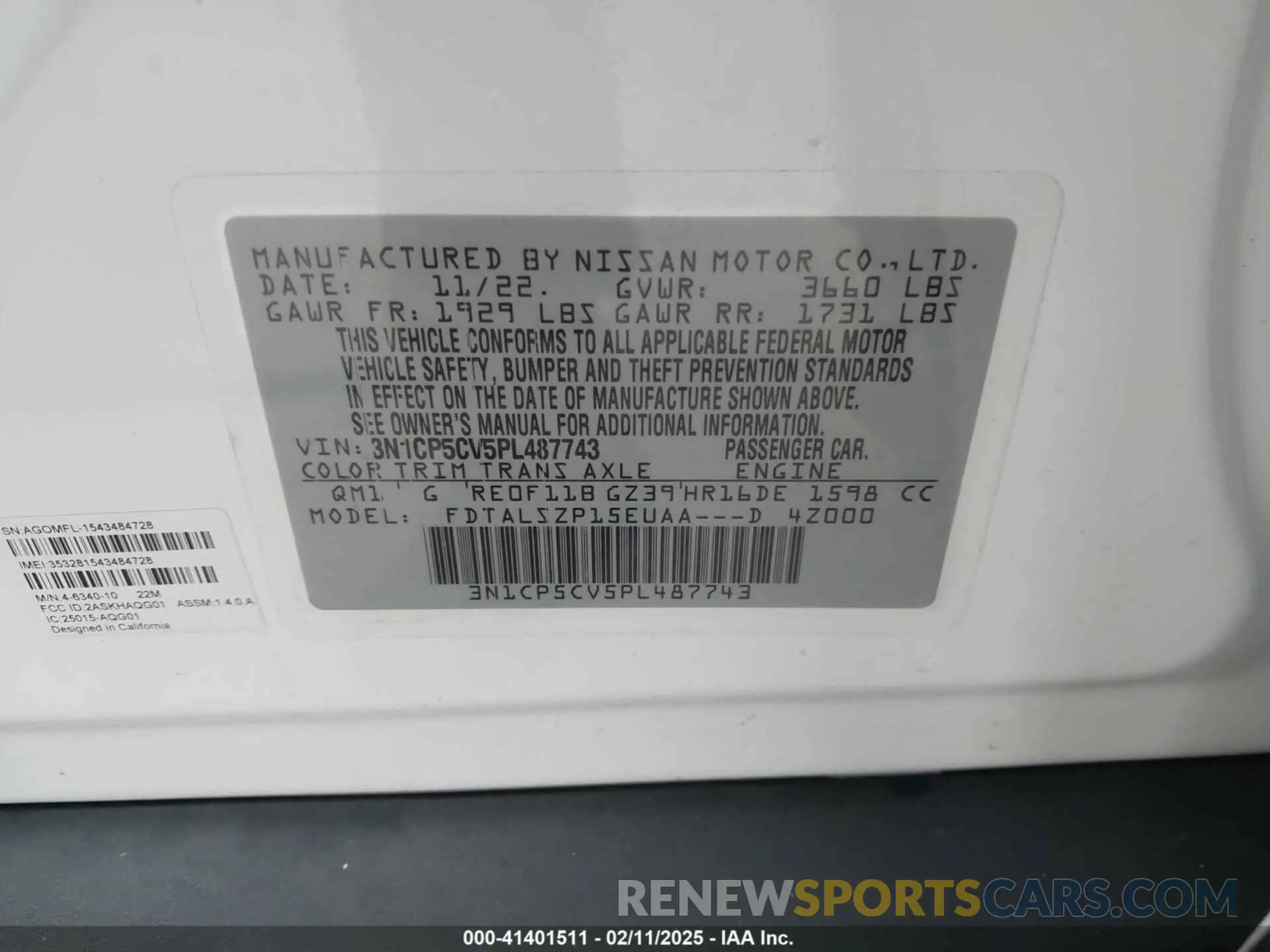 9 Photograph of a damaged car 3N1CP5CV5PL487743 NISSAN KICKS 2023