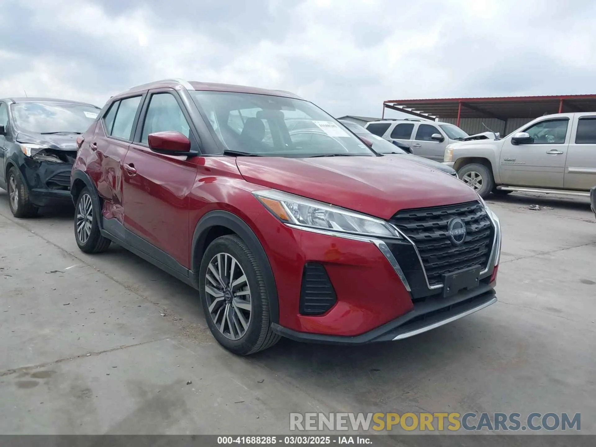 1 Photograph of a damaged car 3N1CP5CV5PL513063 NISSAN KICKS 2023