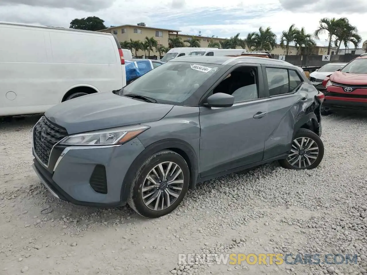 1 Photograph of a damaged car 3N1CP5CV5PL565311 NISSAN KICKS 2023