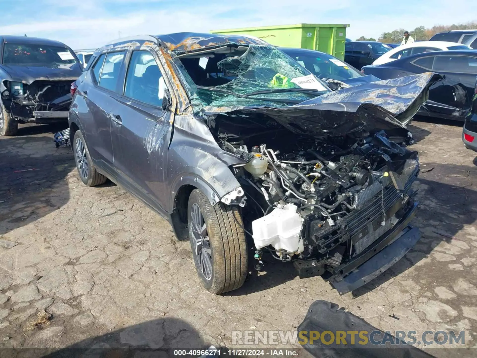 1 Photograph of a damaged car 3N1CP5CV6PL508535 NISSAN KICKS 2023
