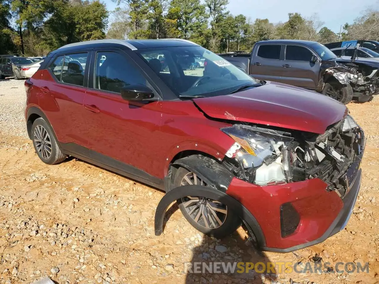 4 Photograph of a damaged car 3N1CP5CV6PL525321 NISSAN KICKS 2023
