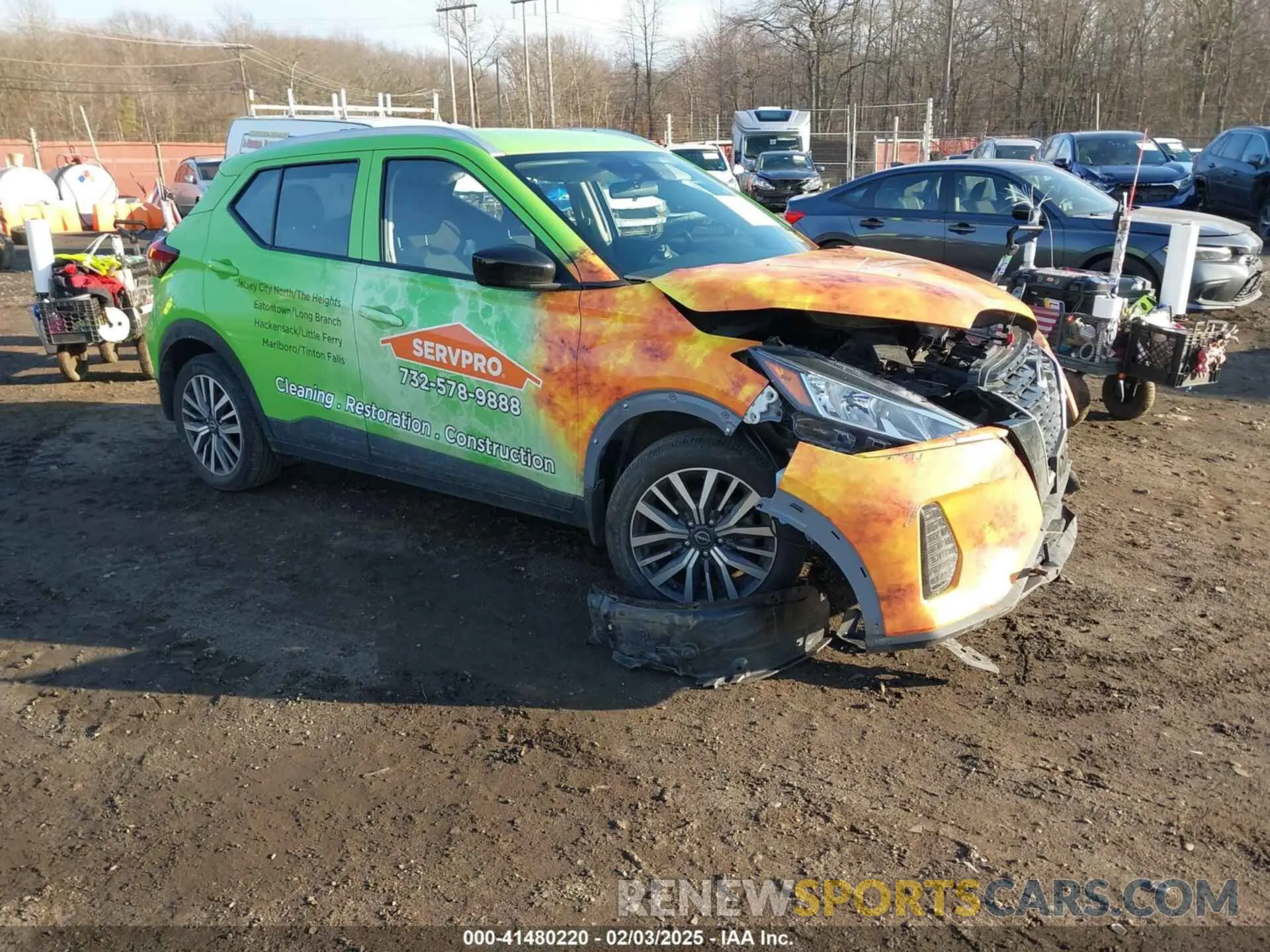 1 Photograph of a damaged car 3N1CP5CV7PL482754 NISSAN KICKS 2023