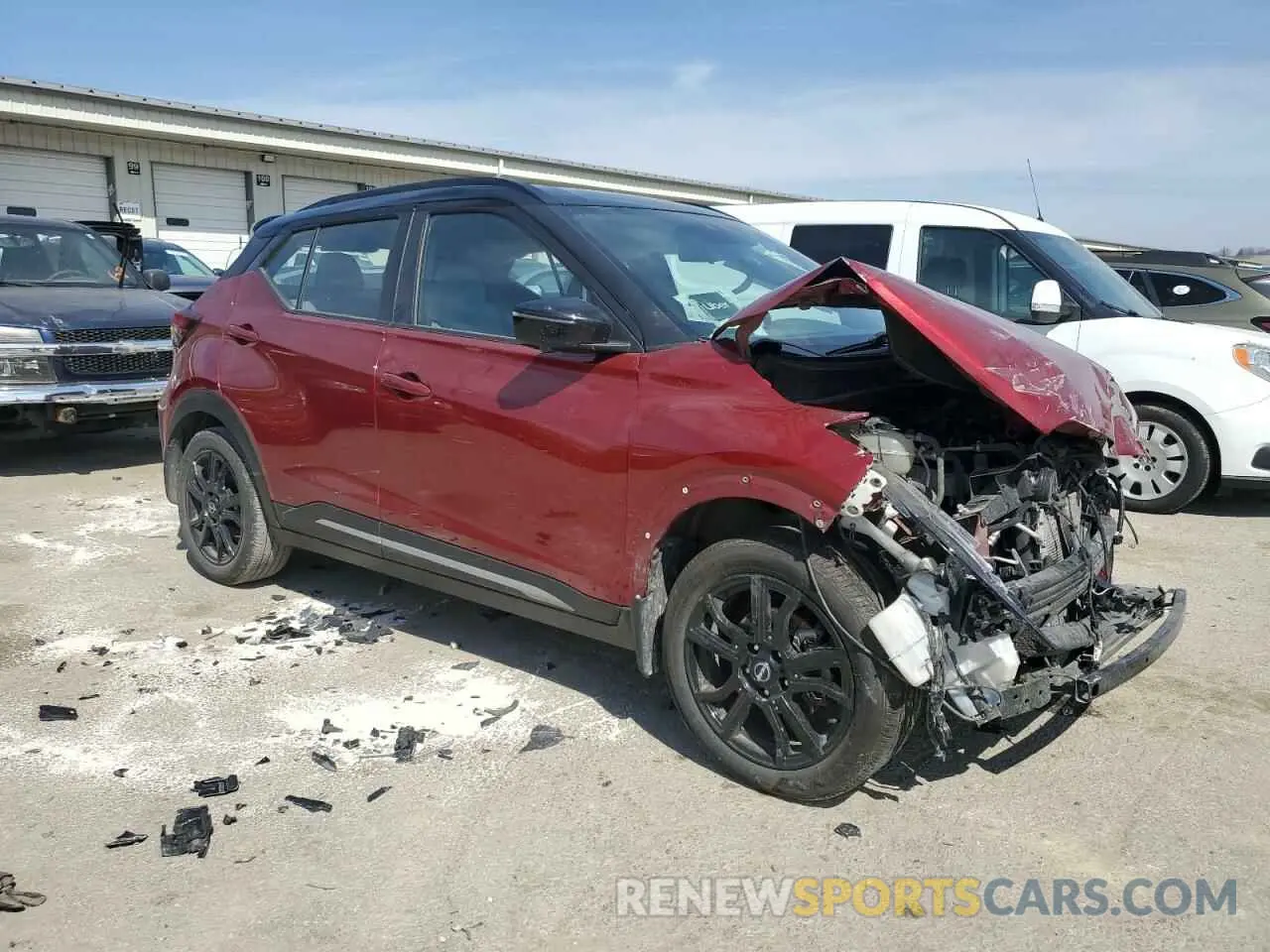 4 Photograph of a damaged car 3N1CP5DV9PL532861 NISSAN KICKS 2023