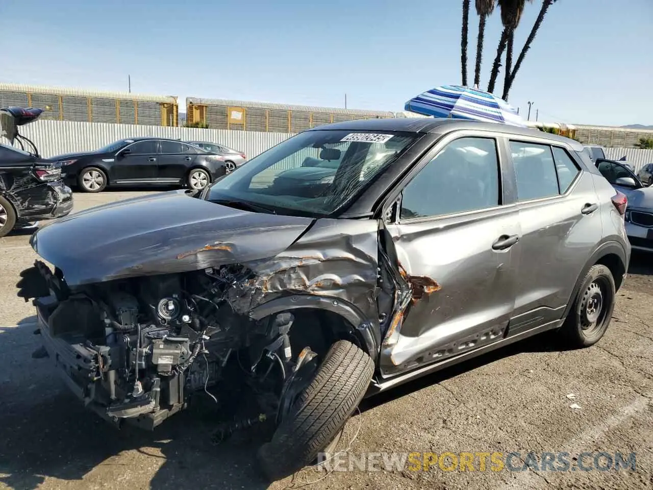 1 Photograph of a damaged car 3N1CP5BV1RL539583 NISSAN KICKS 2024