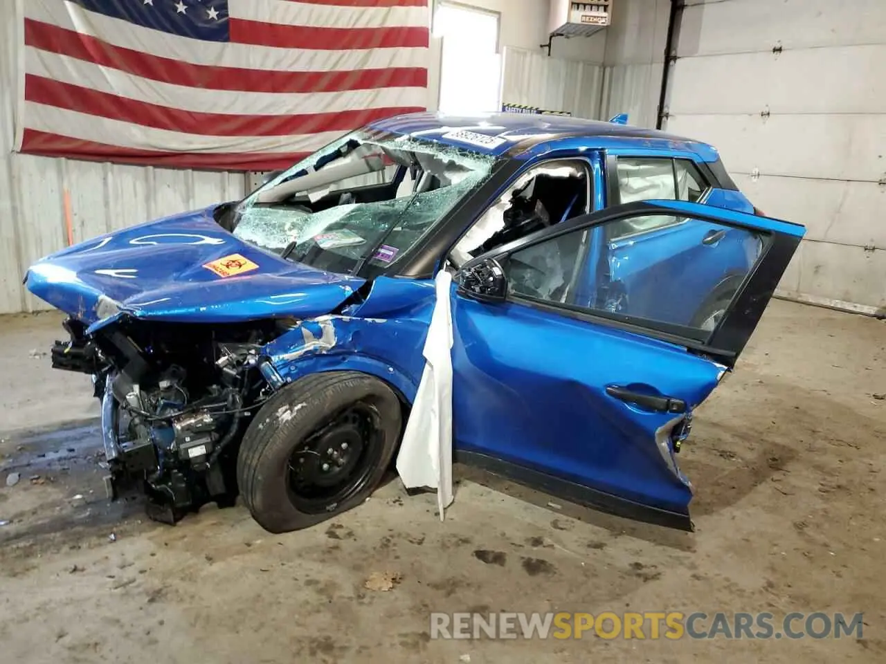 1 Photograph of a damaged car 3N1CP5BV1RL581235 NISSAN KICKS 2024