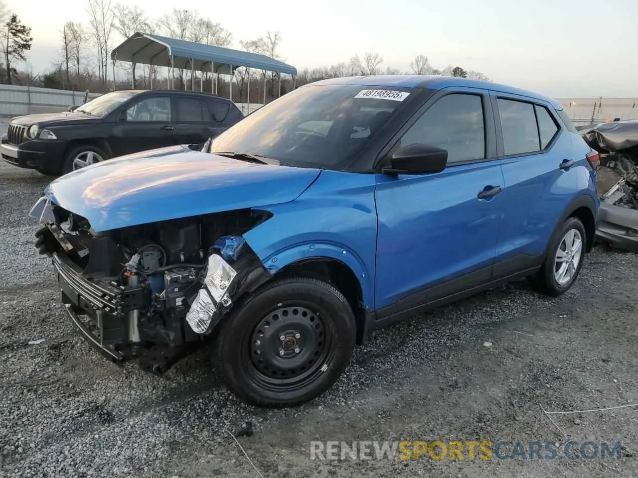 1 Photograph of a damaged car 3N1CP5BV1RL594924 NISSAN KICKS 2024