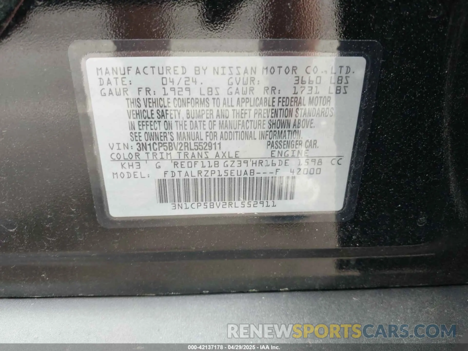 9 Photograph of a damaged car 3N1CP5BV2RL552911 NISSAN KICKS 2024