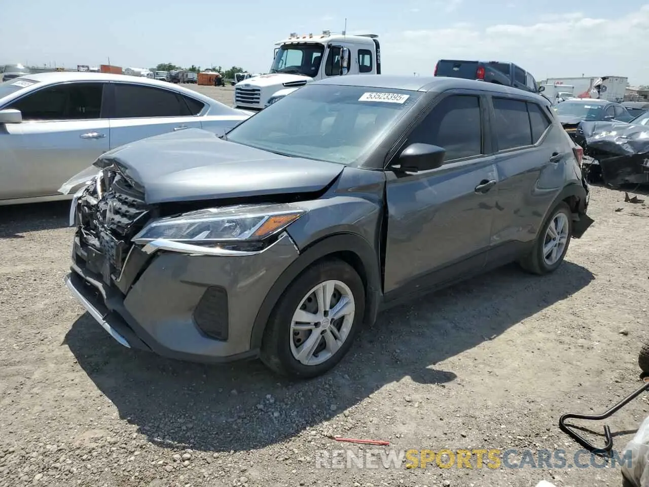 1 Photograph of a damaged car 3N1CP5BV2RL579512 NISSAN KICKS 2024