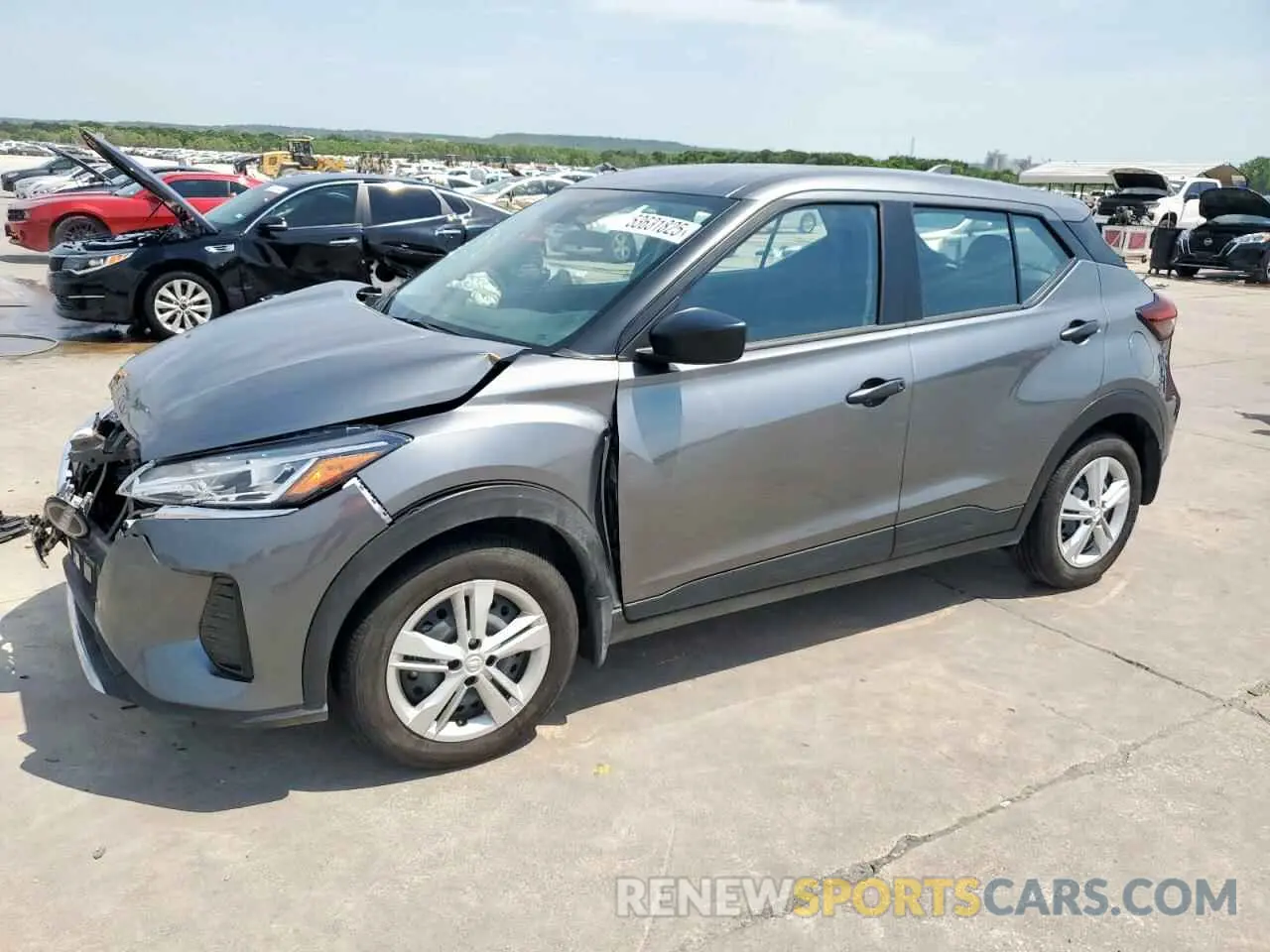 1 Photograph of a damaged car 3N1CP5BV2RL580305 NISSAN KICKS 2024
