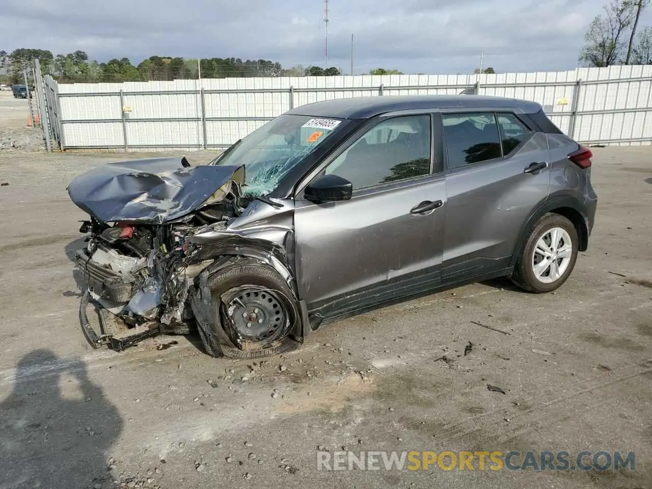 1 Photograph of a damaged car 3N1CP5BV3RL490239 NISSAN KICKS 2024