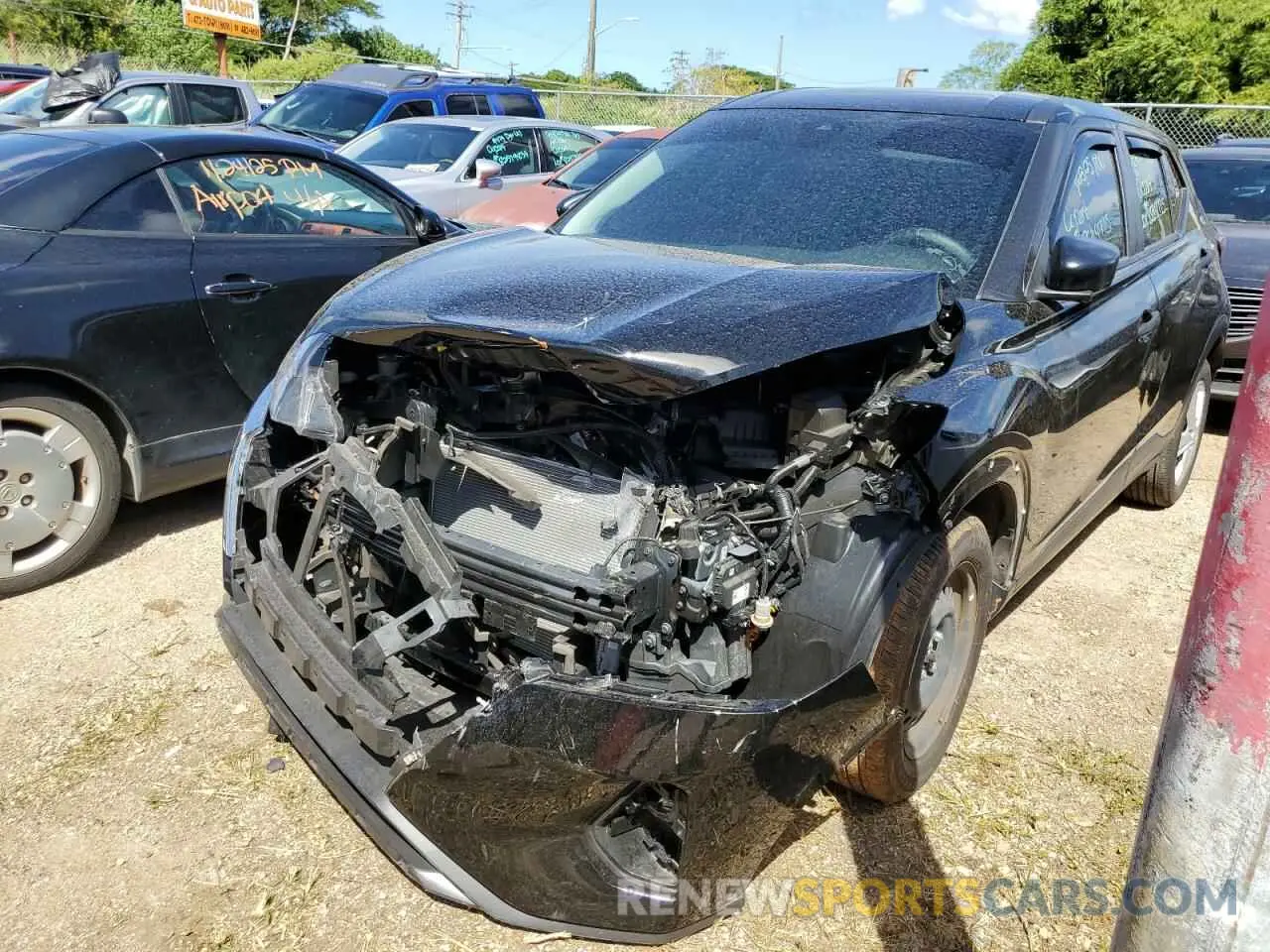 1 Photograph of a damaged car 3N1CP5BV3RL491942 NISSAN KICKS 2024