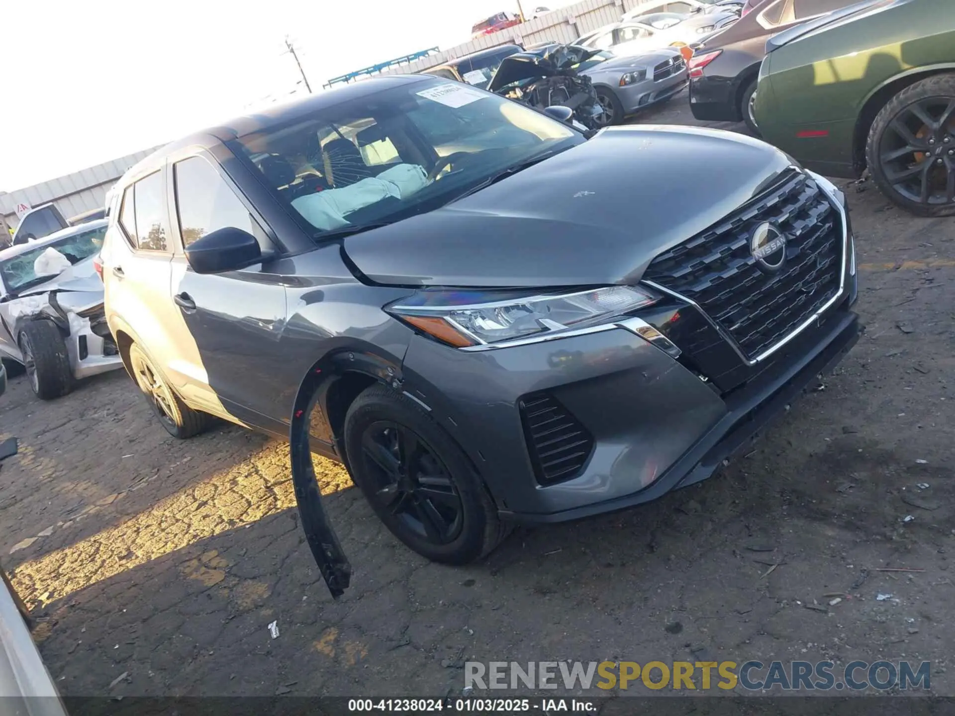 1 Photograph of a damaged car 3N1CP5BV4RL567877 NISSAN KICKS 2024