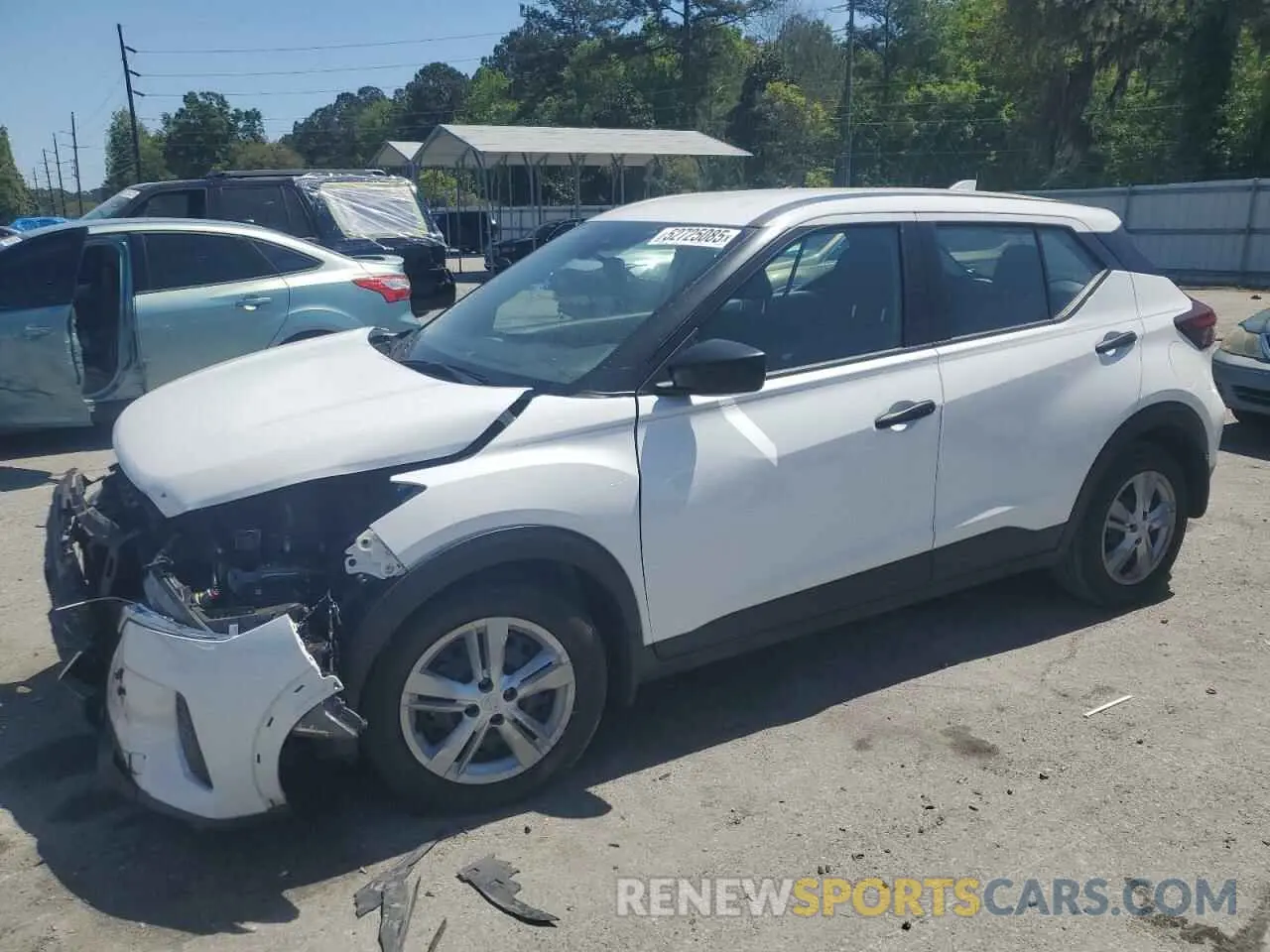 1 Photograph of a damaged car 3N1CP5BV5RL554250 NISSAN KICKS 2024