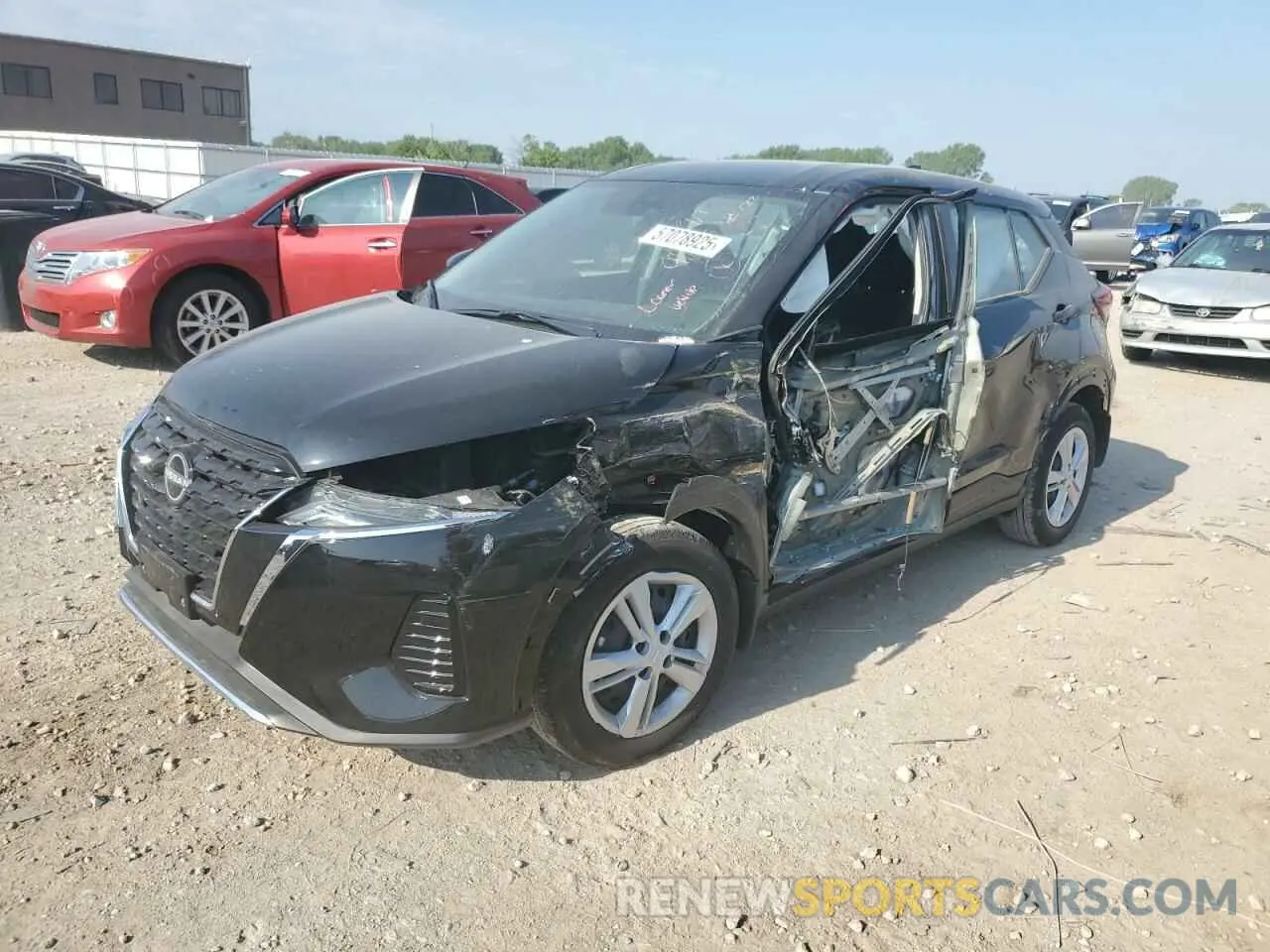 1 Photograph of a damaged car 3N1CP5BV5RL579200 NISSAN KICKS 2024