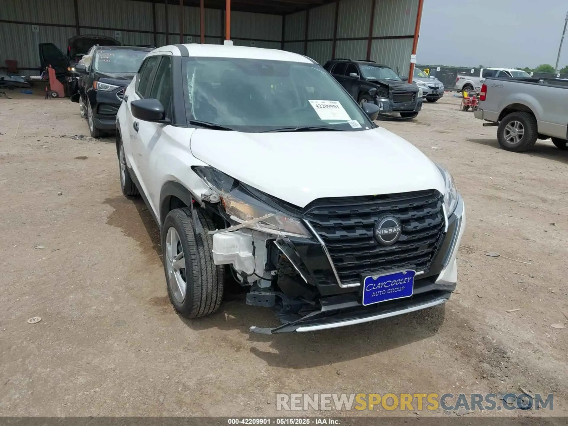 1 Photograph of a damaged car 3N1CP5BV5RL583411 NISSAN KICKS 2024