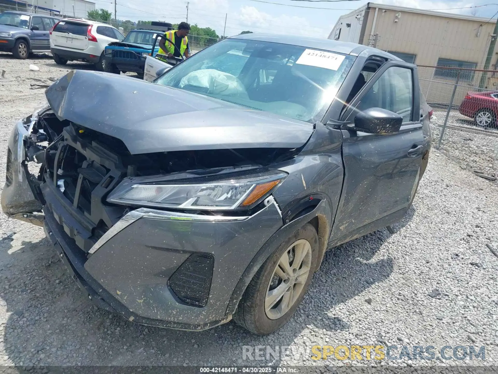 2 Photograph of a damaged car 3N1CP5BV5RL593534 NISSAN KICKS 2024