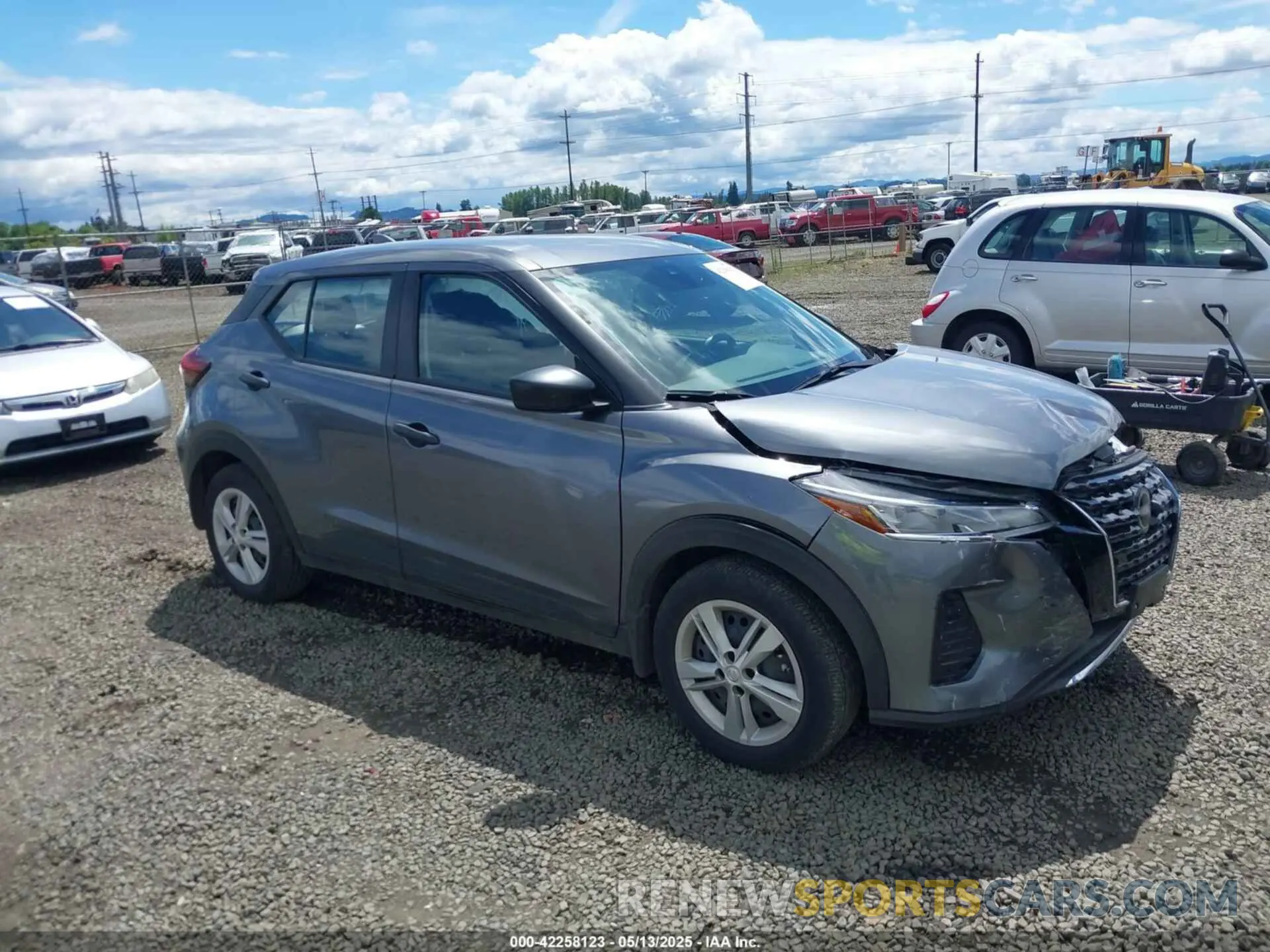 1 Photograph of a damaged car 3N1CP5BV7RL502652 NISSAN KICKS 2024