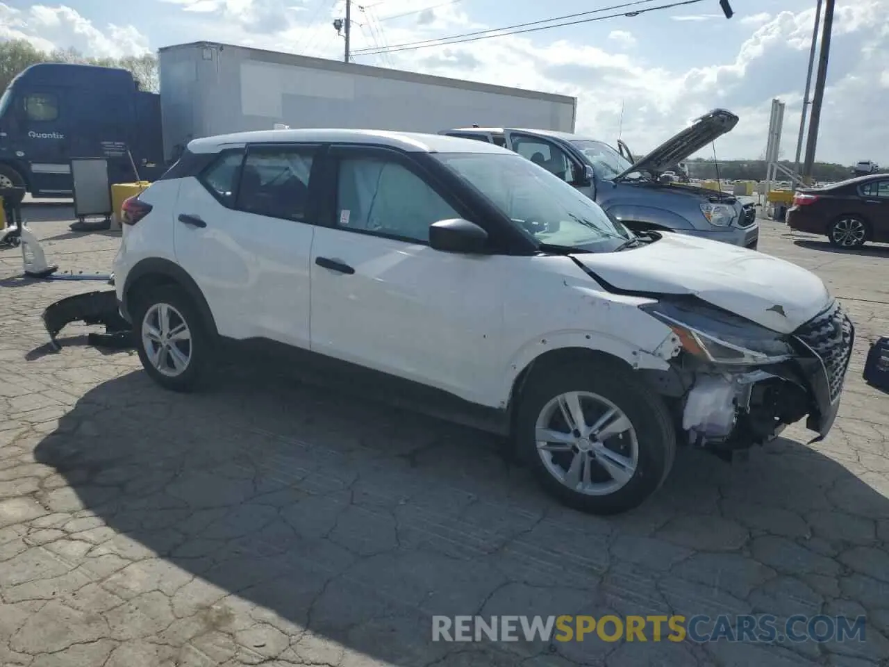 4 Photograph of a damaged car 3N1CP5BV7RL513523 NISSAN KICKS 2024