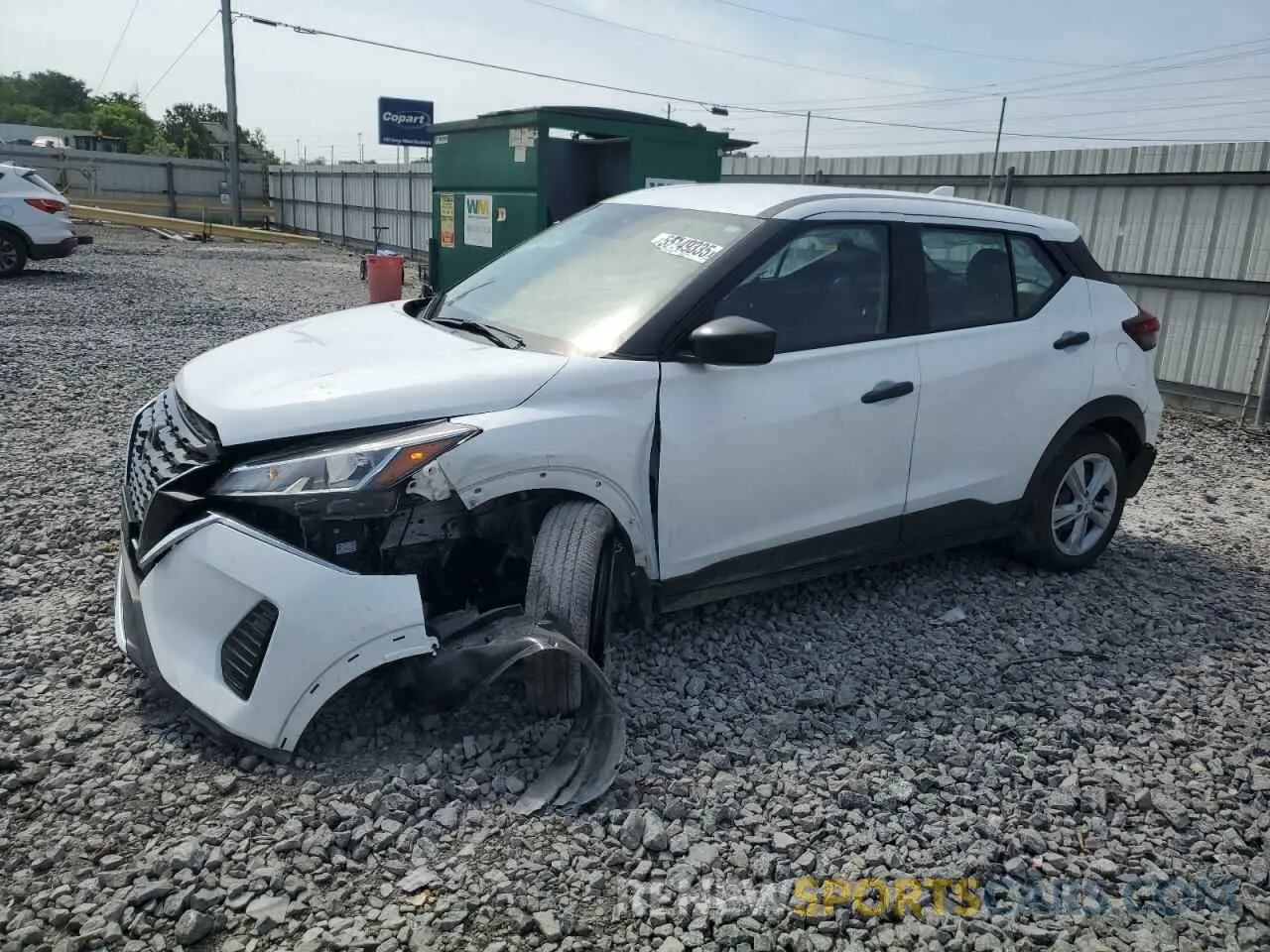 1 Photograph of a damaged car 3N1CP5BV7RL582650 NISSAN KICKS 2024