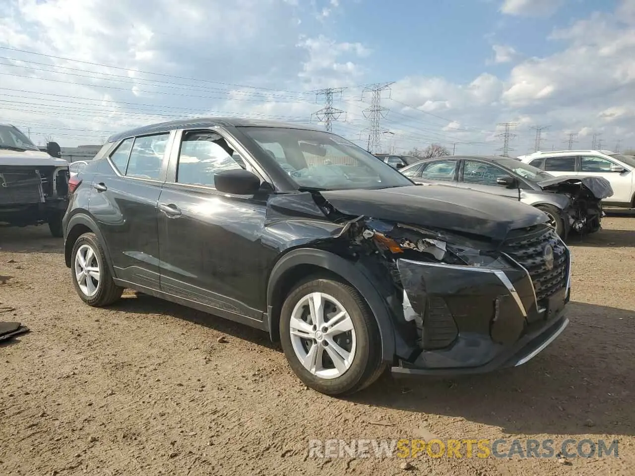 4 Photograph of a damaged car 3N1CP5BVXRL518036 NISSAN KICKS 2024