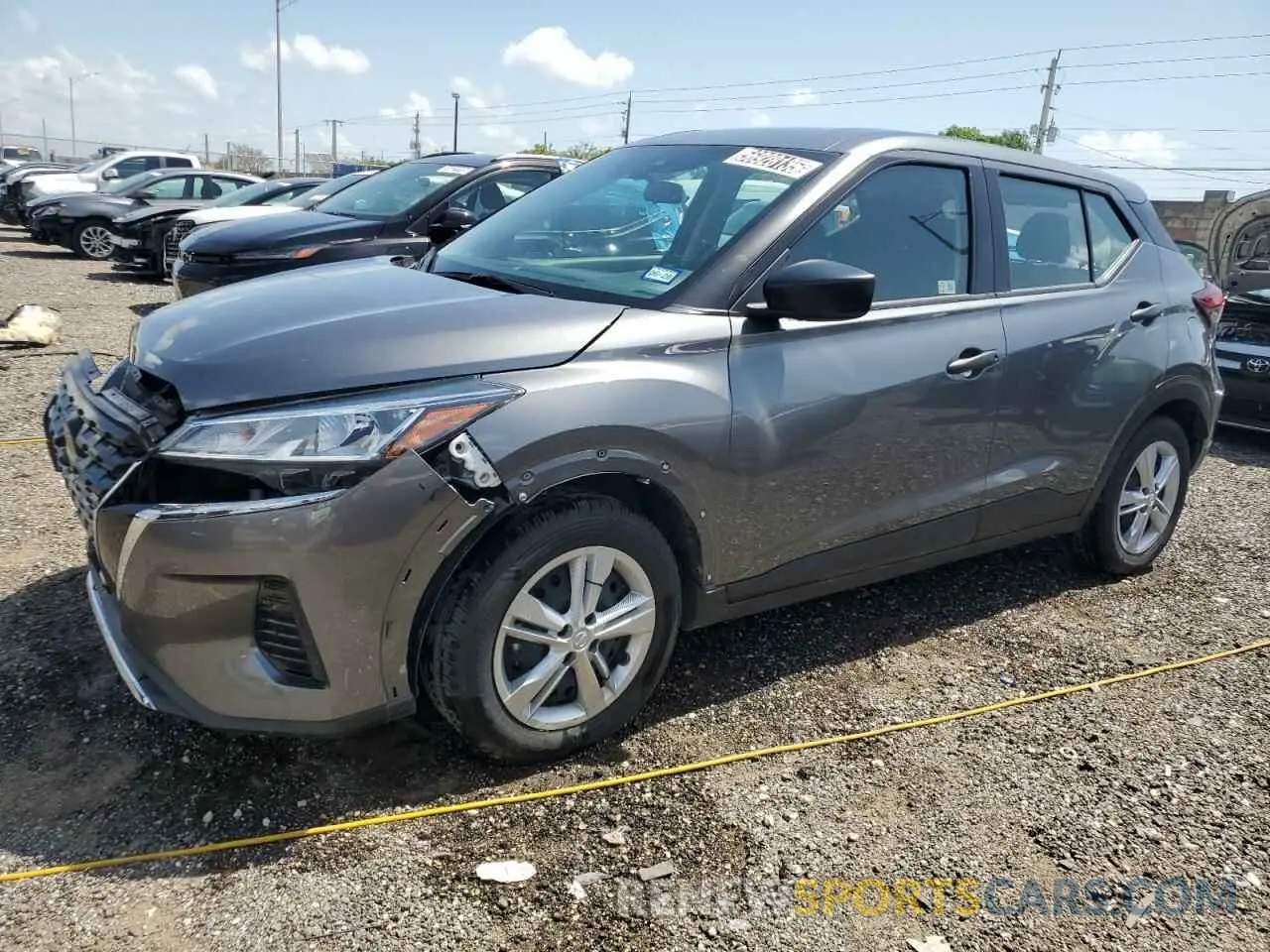 1 Photograph of a damaged car 3N1CP5BVXRL558990 NISSAN KICKS 2024