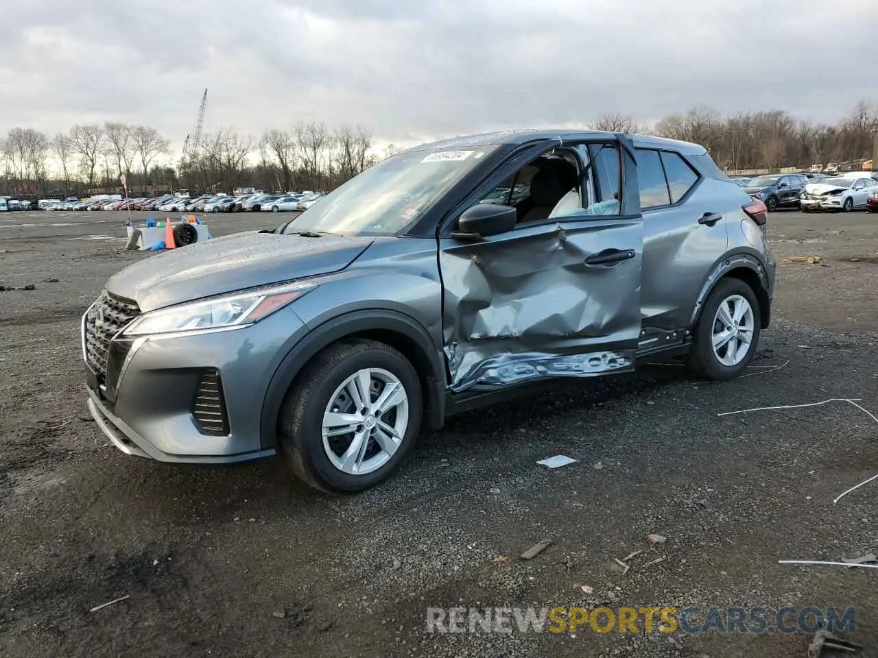 1 Photograph of a damaged car 3N1CP5BVXRL584506 NISSAN KICKS 2024