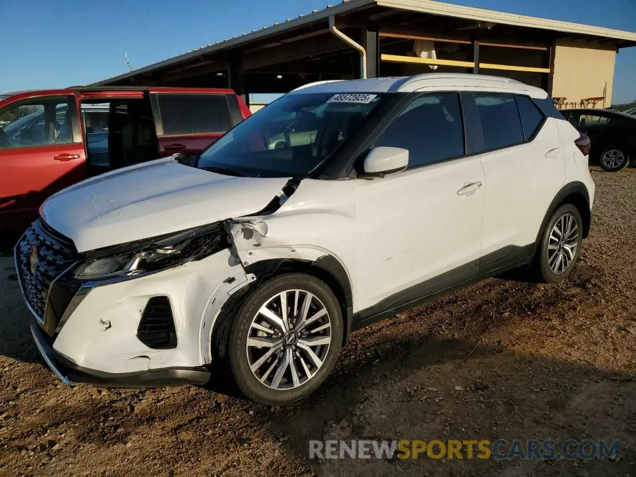 1 Photograph of a damaged car 3N1CP5CV0RL493713 NISSAN KICKS 2024