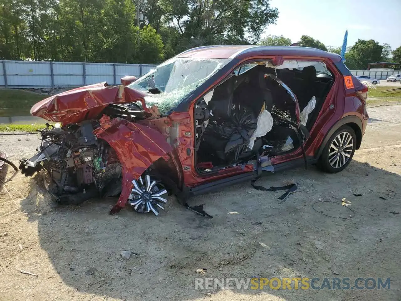 1 Photograph of a damaged car 3N1CP5CV1RL532891 NISSAN KICKS 2024