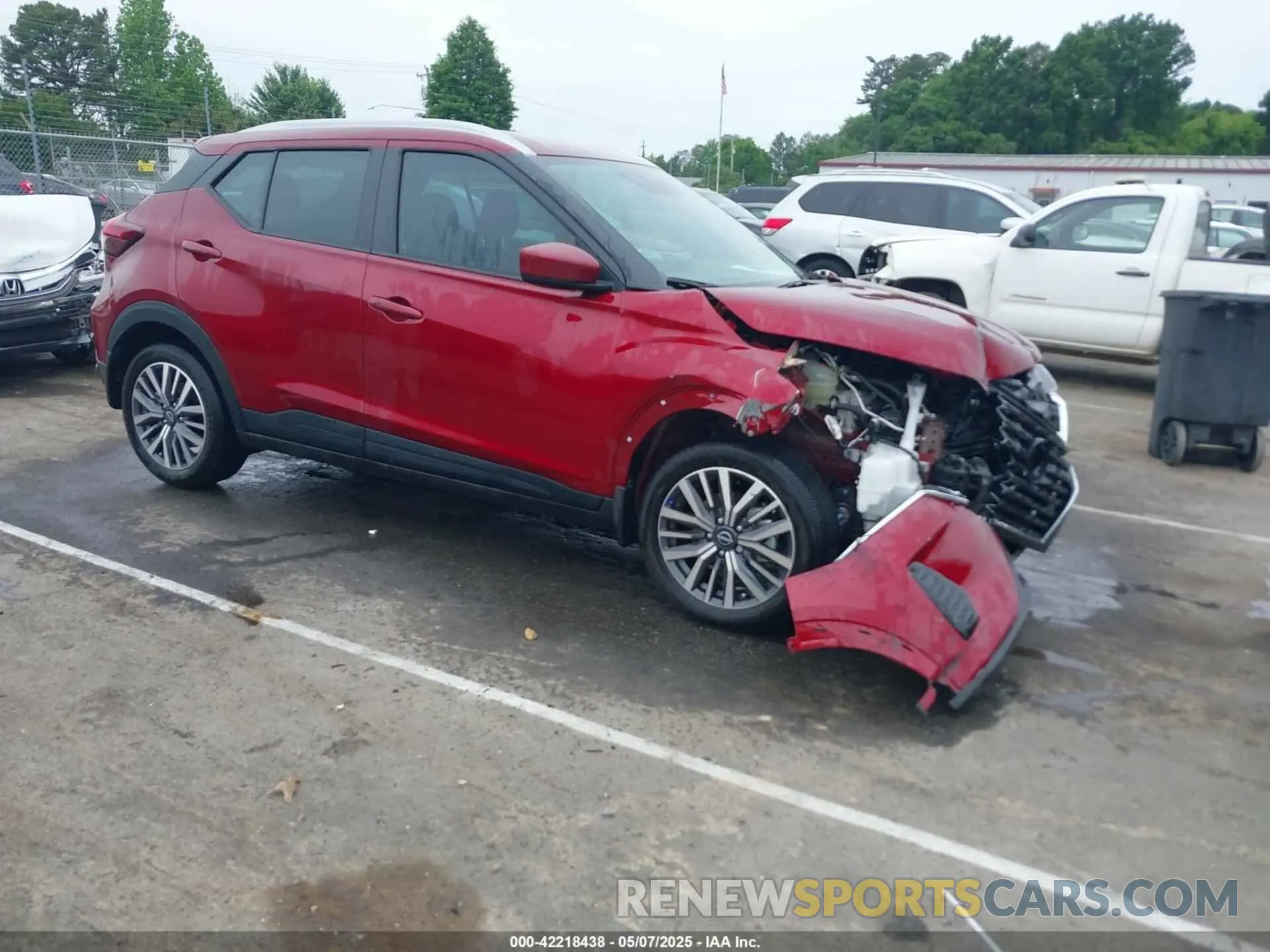 1 Photograph of a damaged car 3N1CP5CV2RL538229 NISSAN KICKS 2024