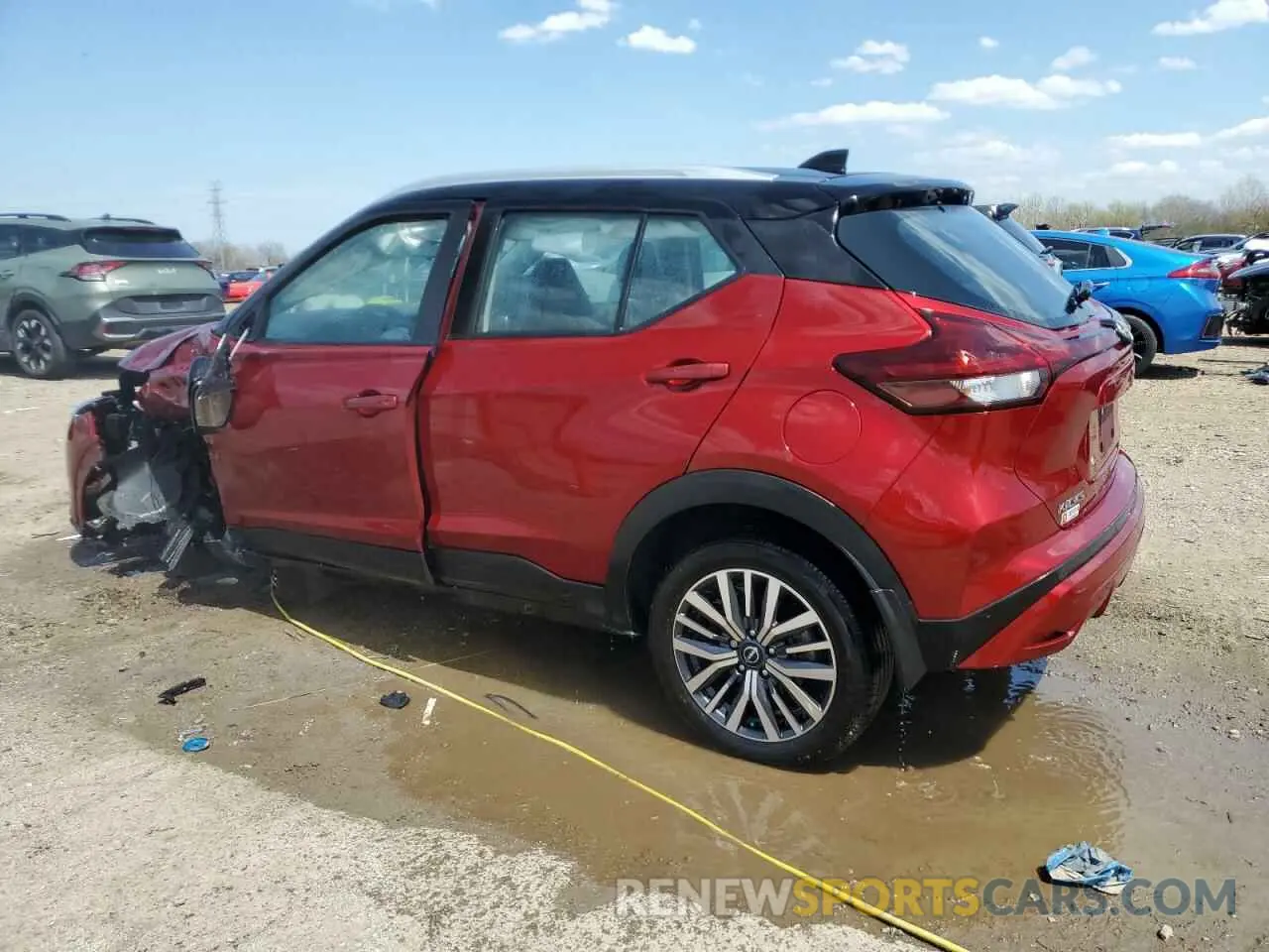 2 Photograph of a damaged car 3N1CP5CV3RL487565 NISSAN KICKS 2024