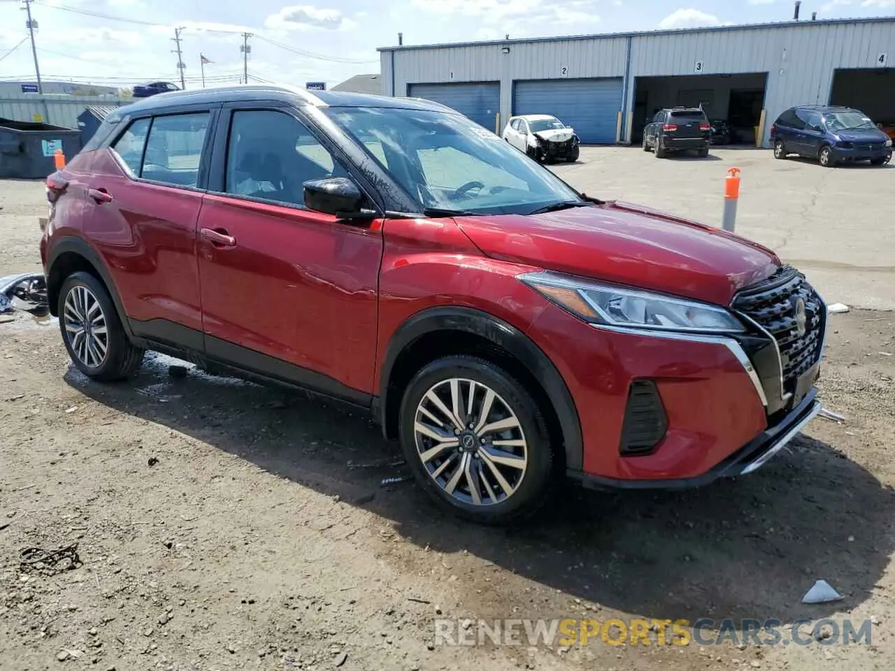 4 Photograph of a damaged car 3N1CP5CV3RL487565 NISSAN KICKS 2024