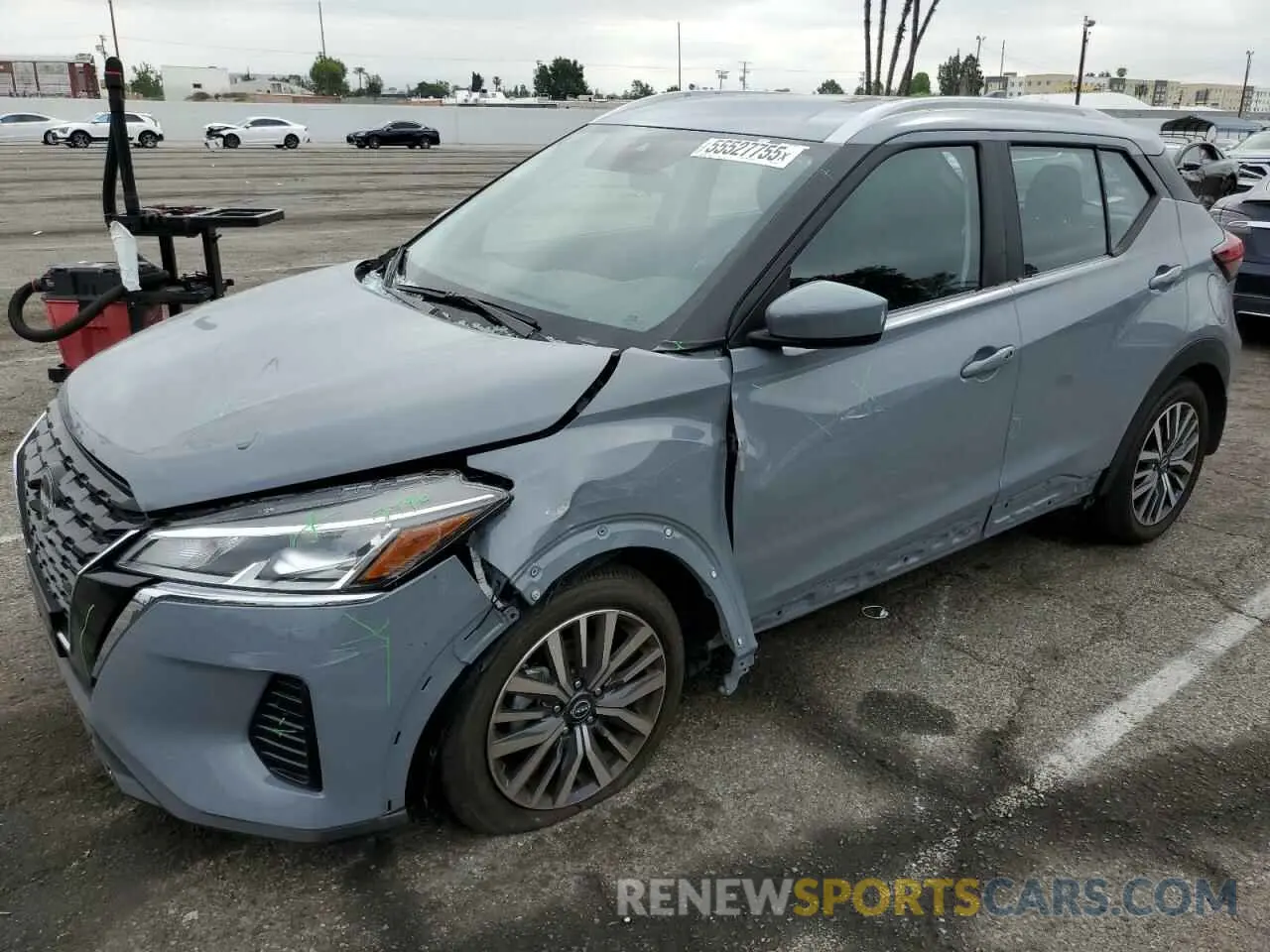 1 Photograph of a damaged car 3N1CP5CV4RL502056 NISSAN KICKS 2024