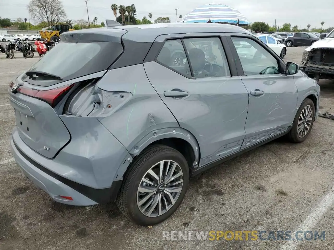 3 Photograph of a damaged car 3N1CP5CV4RL502056 NISSAN KICKS 2024