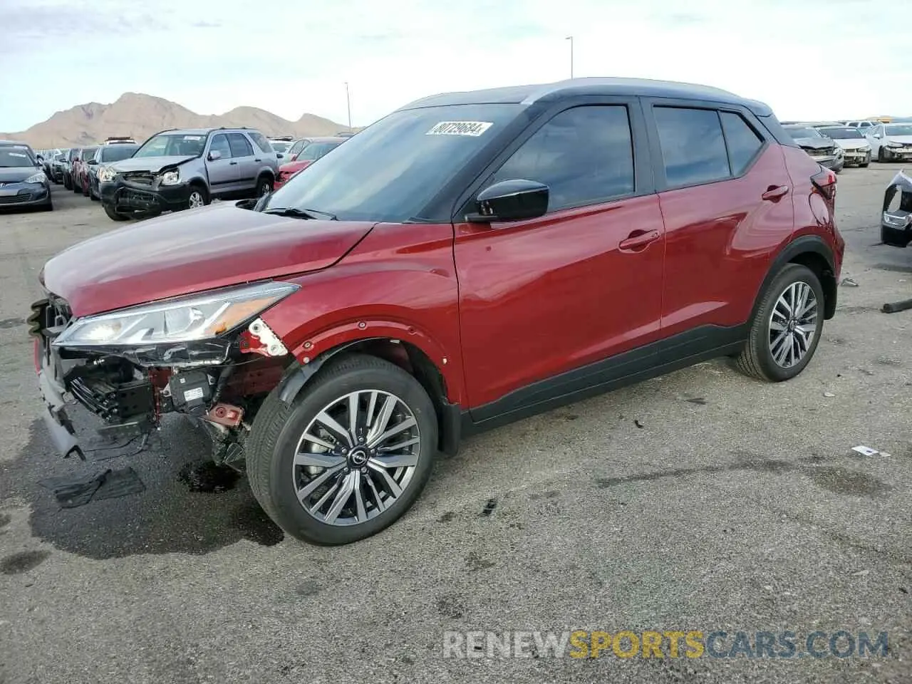 1 Photograph of a damaged car 3N1CP5CV8RL560879 NISSAN KICKS 2024
