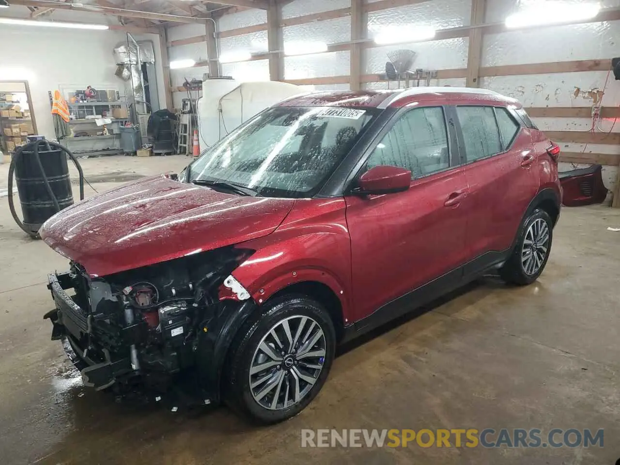 1 Photograph of a damaged car 3N1CP5CV8RL561613 NISSAN KICKS 2024