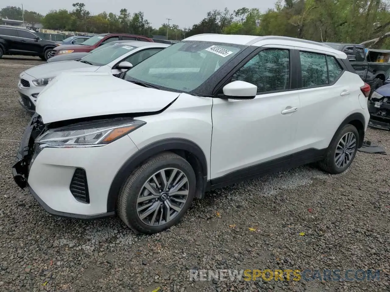 1 Photograph of a damaged car 3N1CP5CVXRL493587 NISSAN KICKS 2024