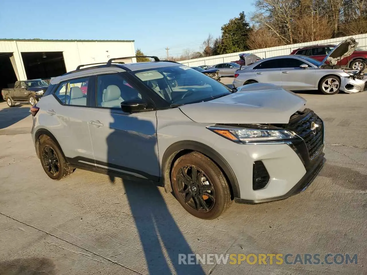 4 Photograph of a damaged car 3N1CP5DV0RL567419 NISSAN KICKS 2024