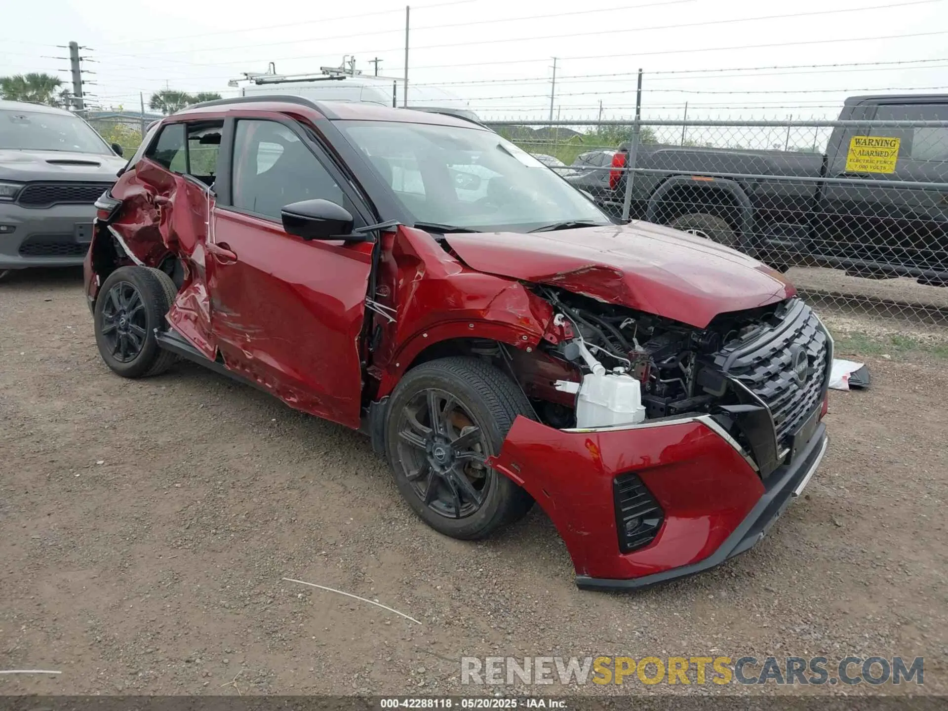 1 Photograph of a damaged car 3N1CP5DV4RL500838 NISSAN KICKS 2024