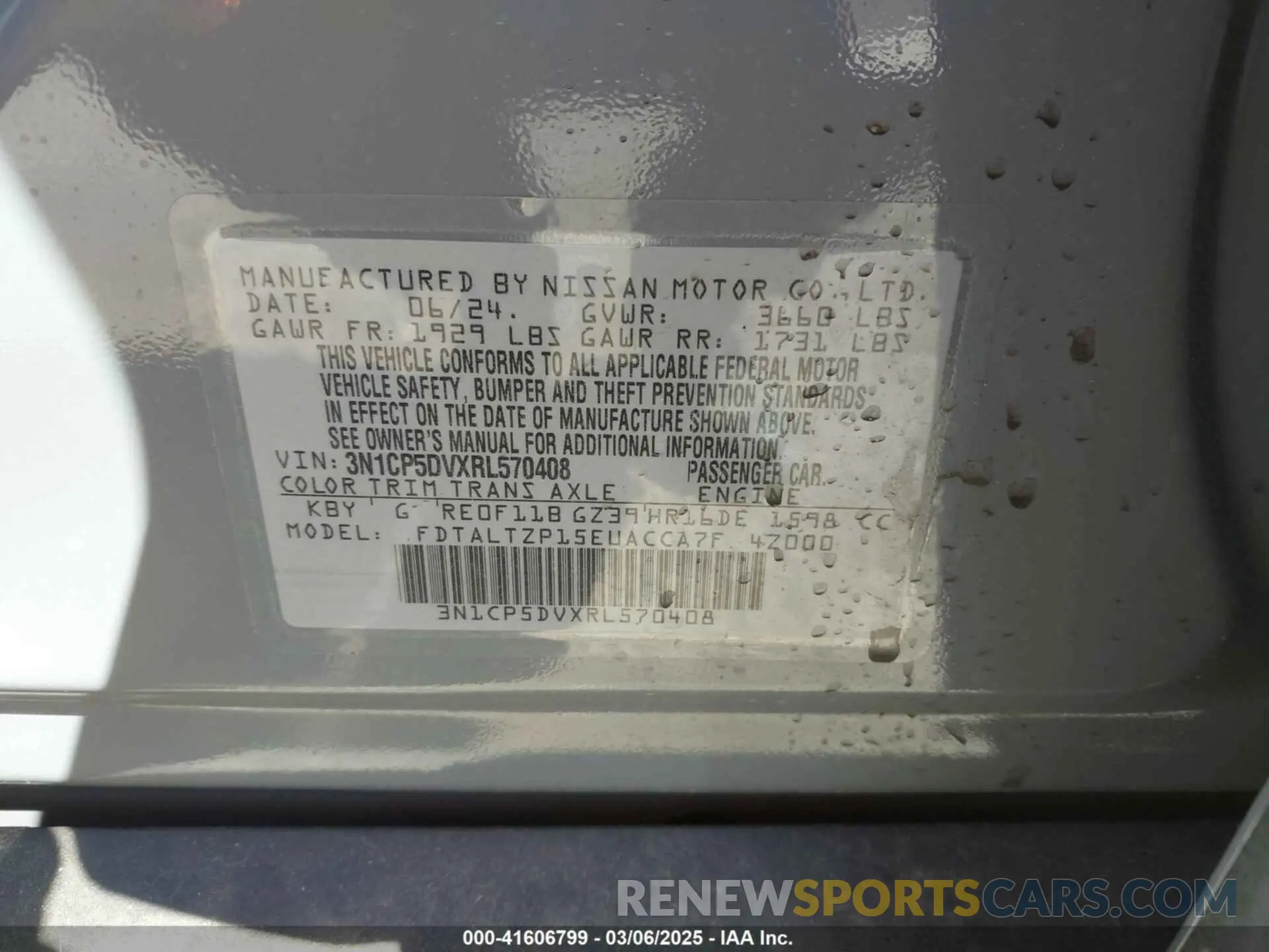 9 Photograph of a damaged car 3N1CP5DVXRL570408 NISSAN KICKS 2024