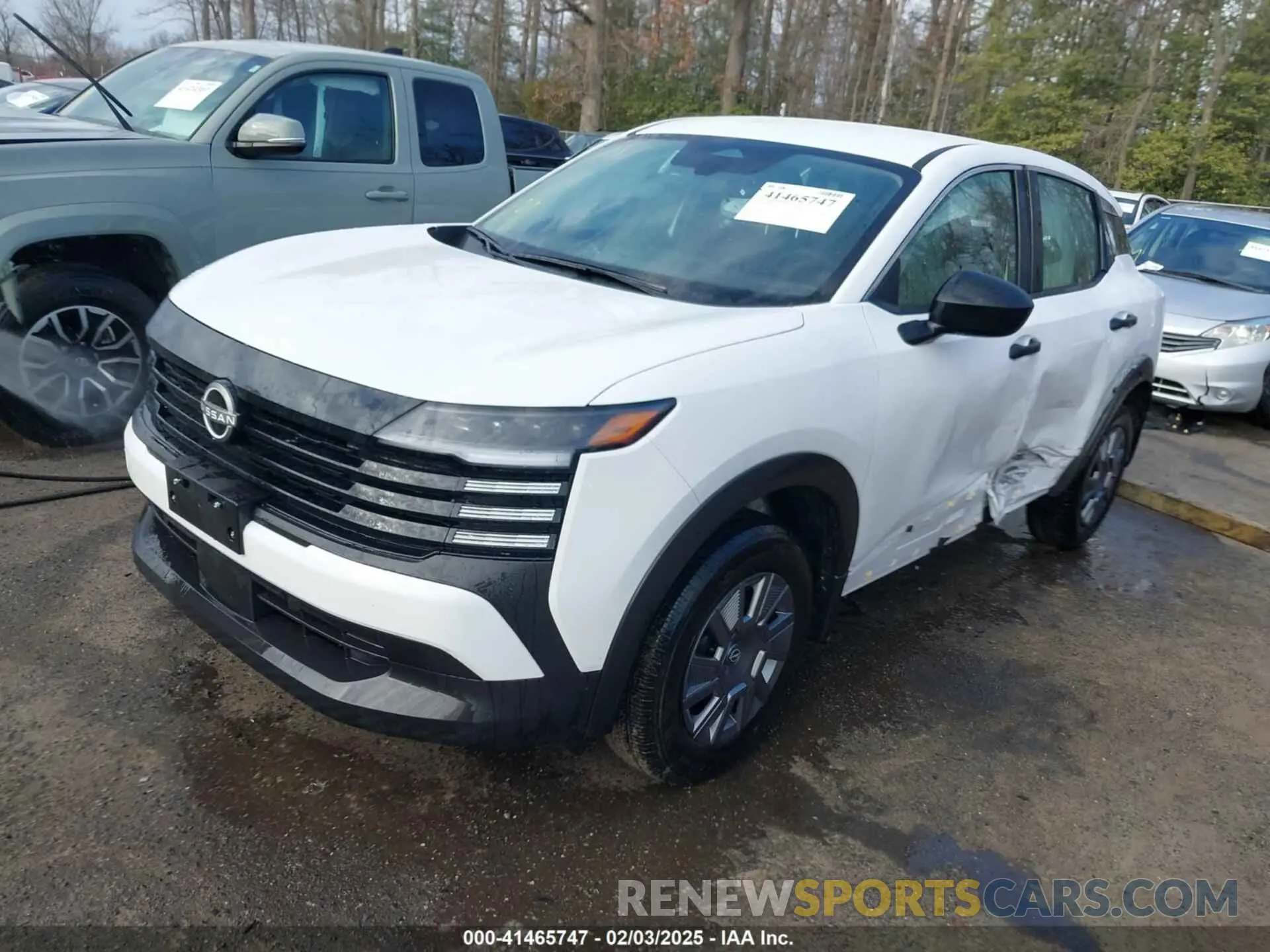2 Photograph of a damaged car 3N8AP6BA1SL314811 NISSAN KICKS 2025
