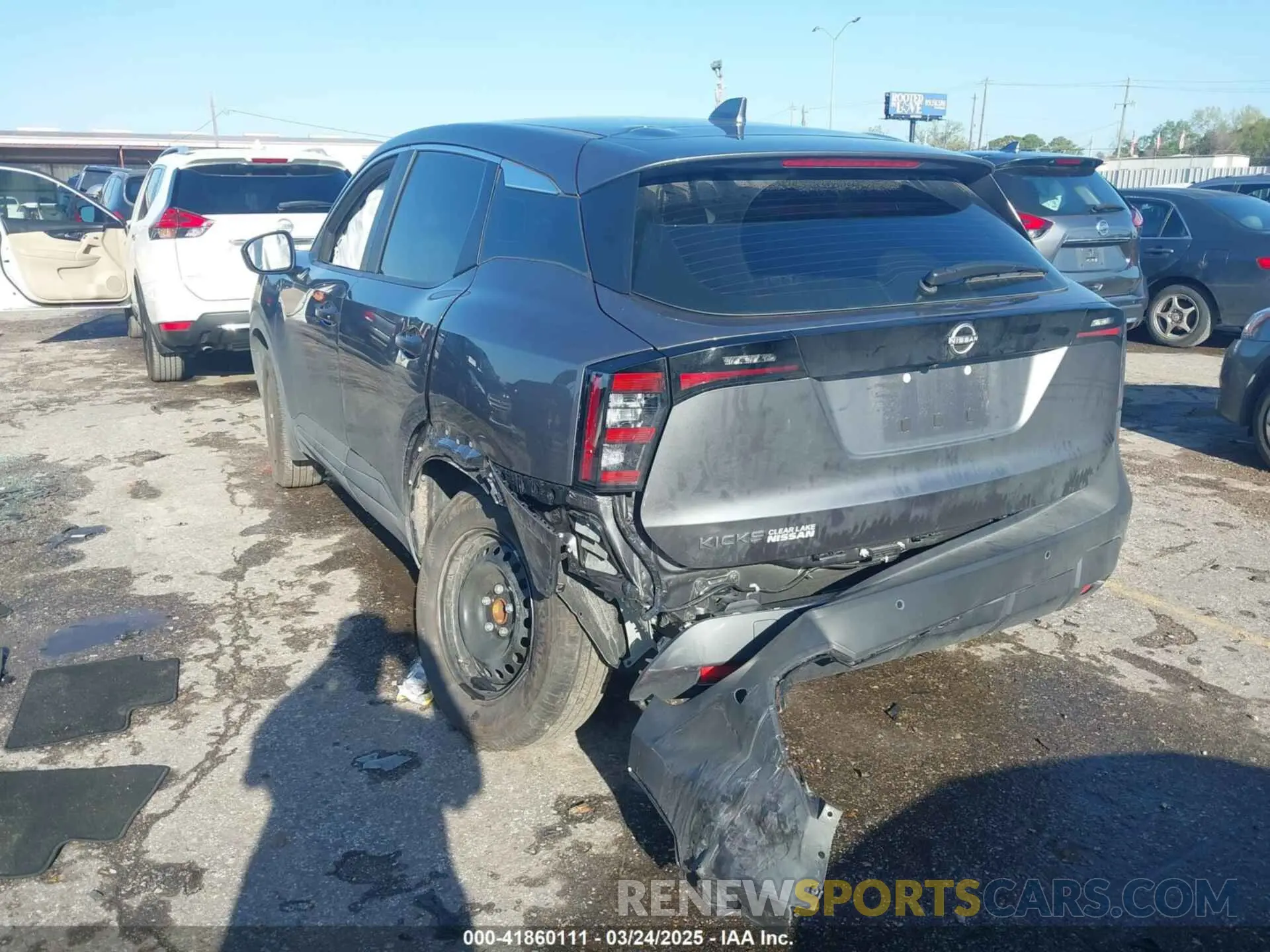 3 Photograph of a damaged car 3N8AP6BA3SL305771 NISSAN KICKS 2025