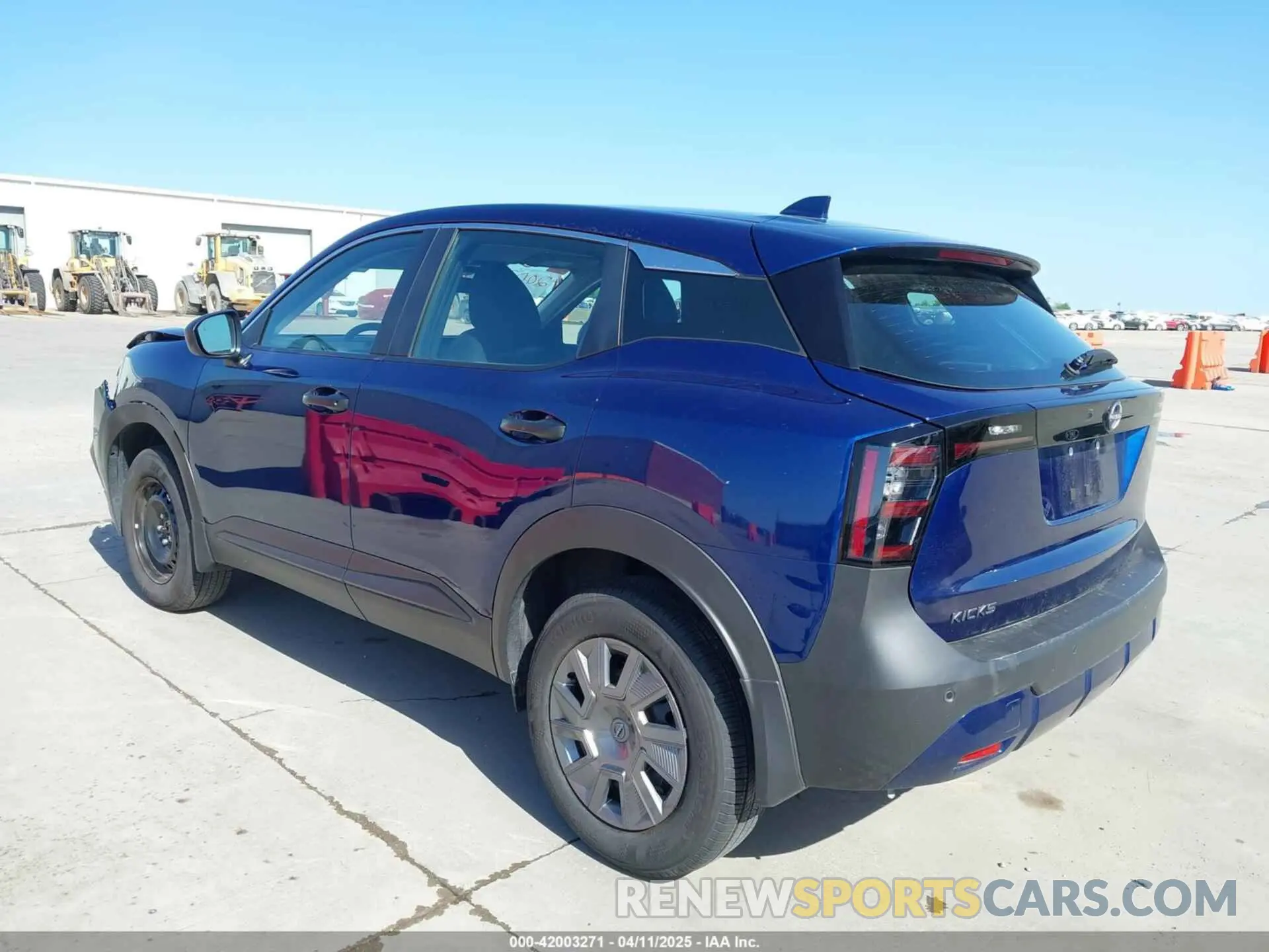 3 Photograph of a damaged car 3N8AP6BA9SL342579 NISSAN KICKS 2025