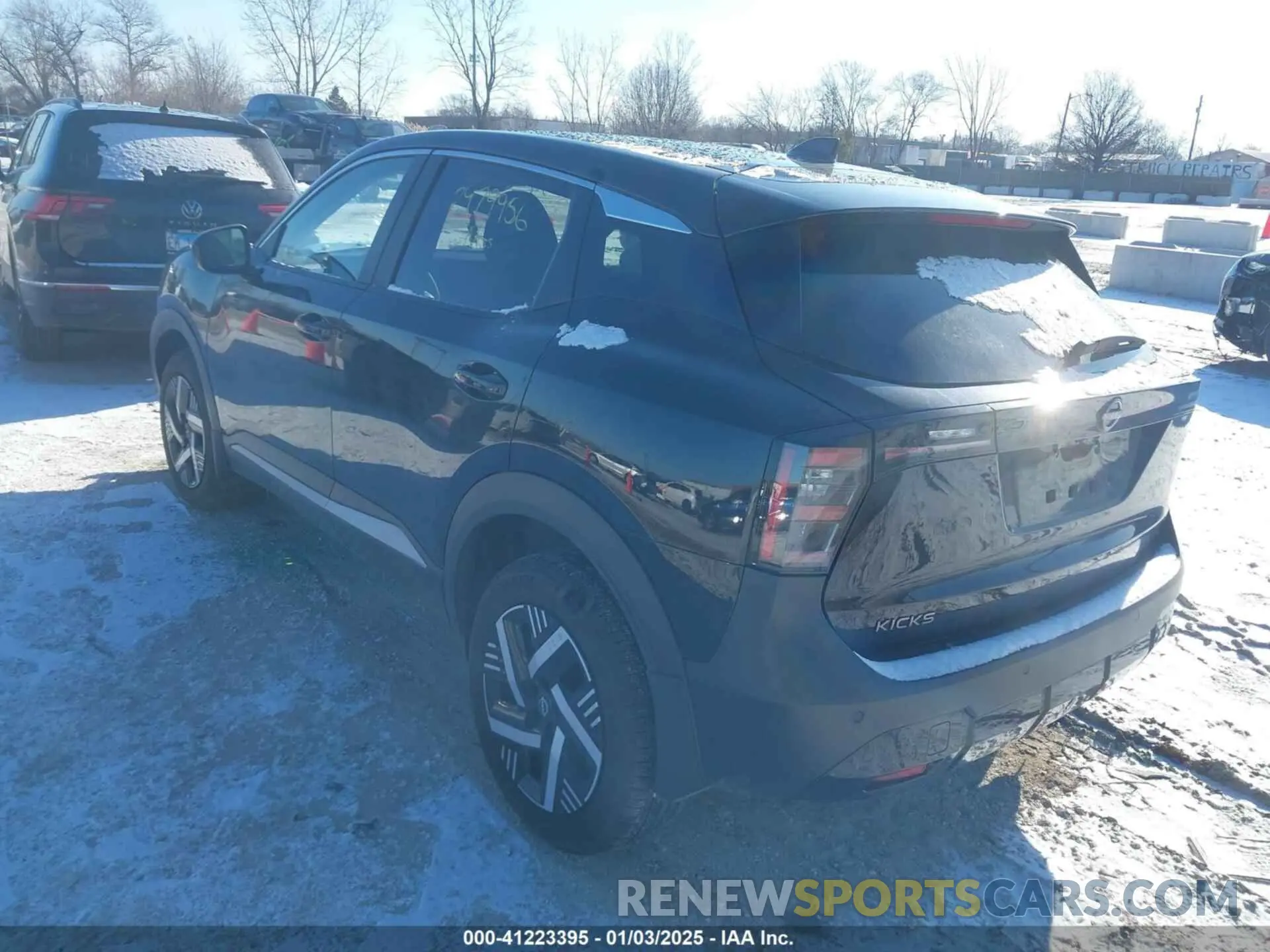 3 Photograph of a damaged car 3N8AP6CA1SL320770 NISSAN KICKS 2025