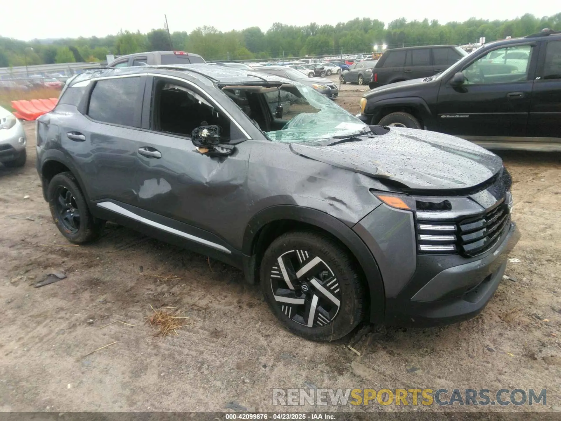 1 Photograph of a damaged car 3N8AP6CA1SL343935 NISSAN KICKS 2025