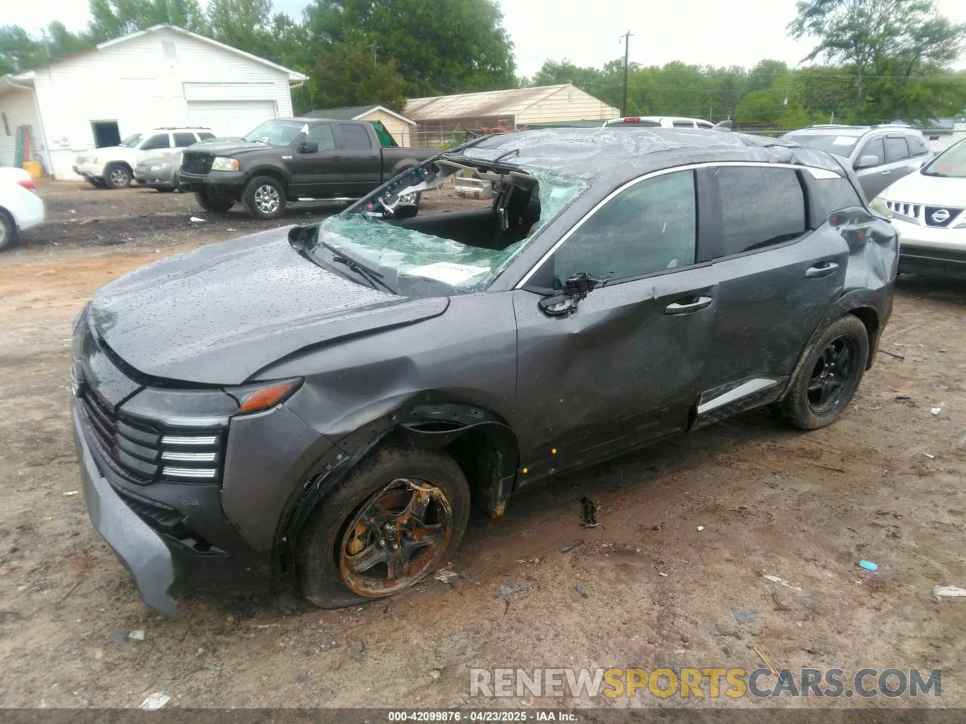 2 Photograph of a damaged car 3N8AP6CA1SL343935 NISSAN KICKS 2025