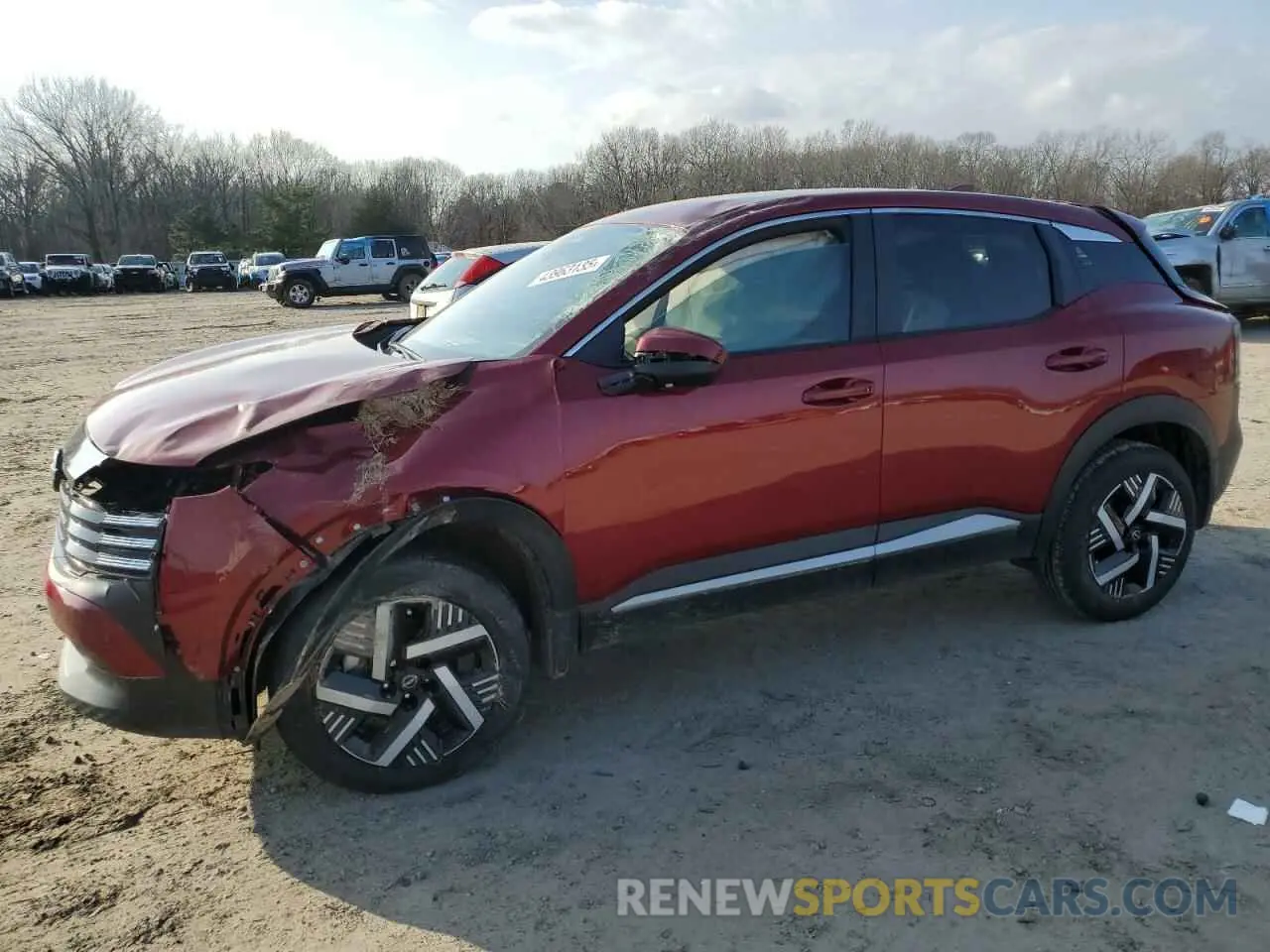1 Photograph of a damaged car 3N8AP6CA2SL311723 NISSAN KICKS 2025