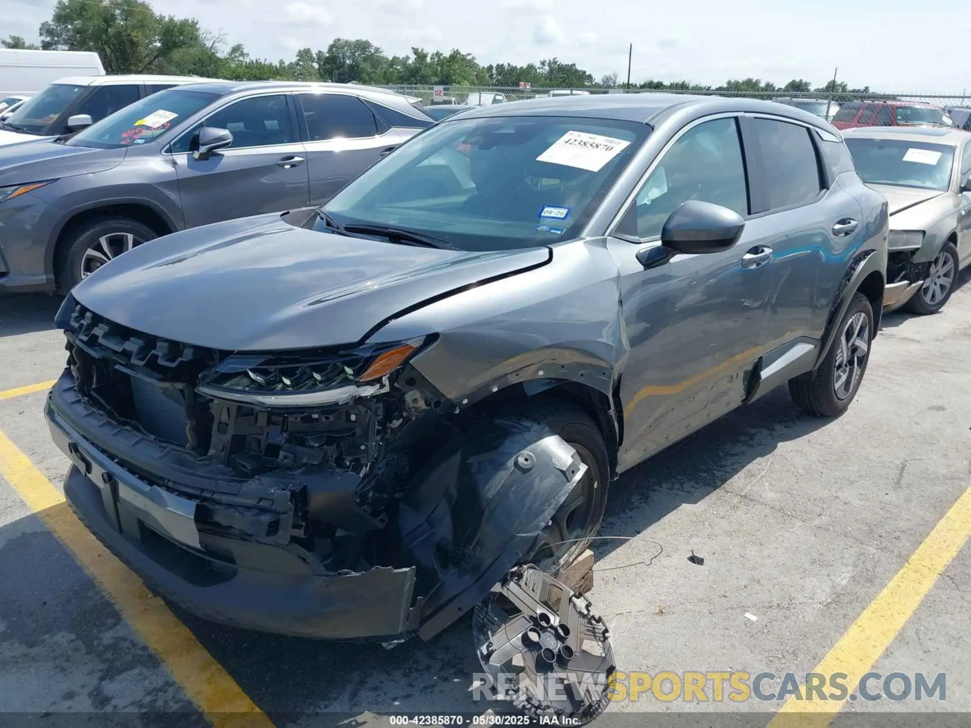 2 Photograph of a damaged car 3N8AP6CA3SL314436 NISSAN KICKS 2025