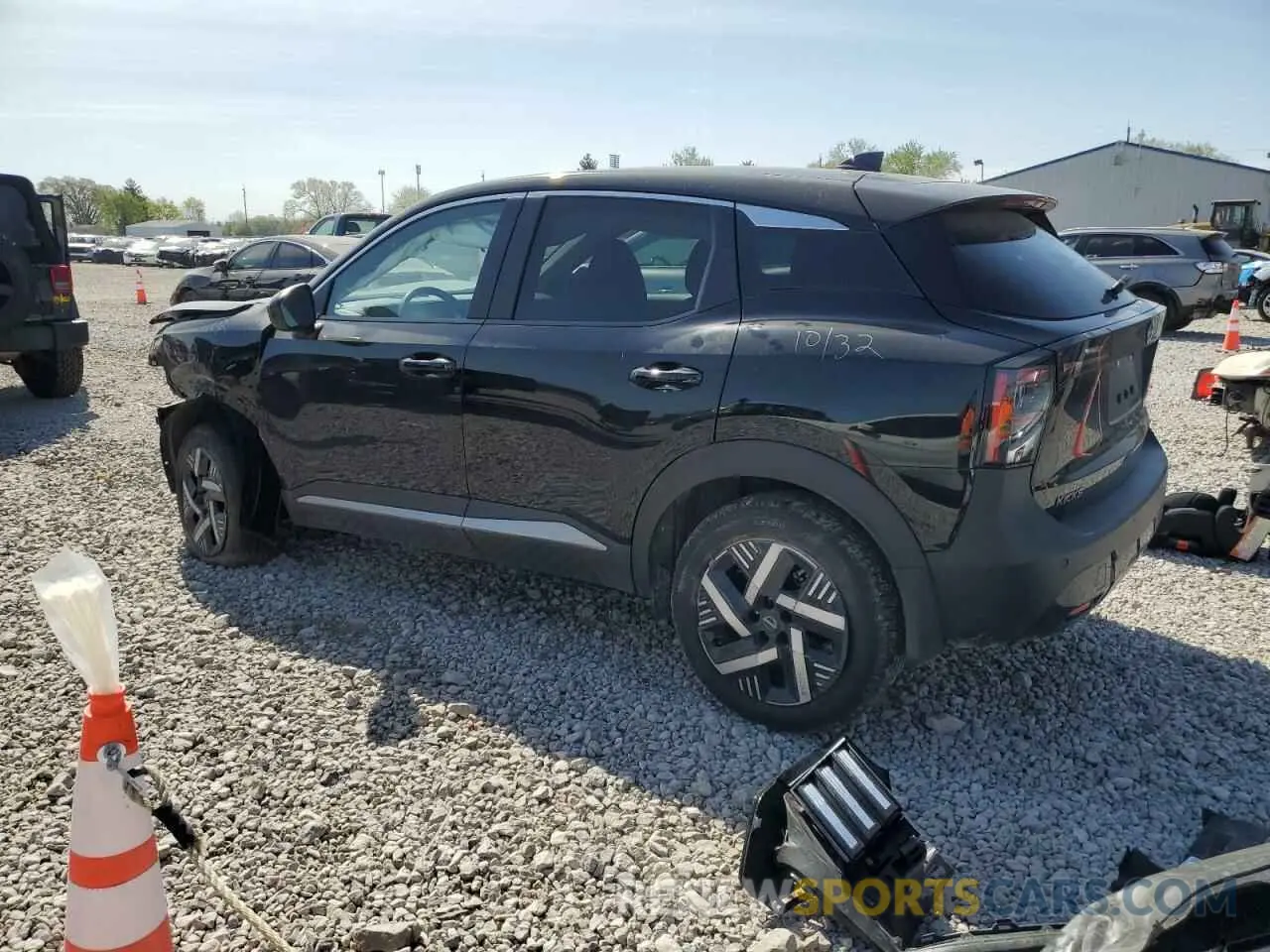 2 Photograph of a damaged car 3N8AP6CA6SL354459 NISSAN KICKS 2025