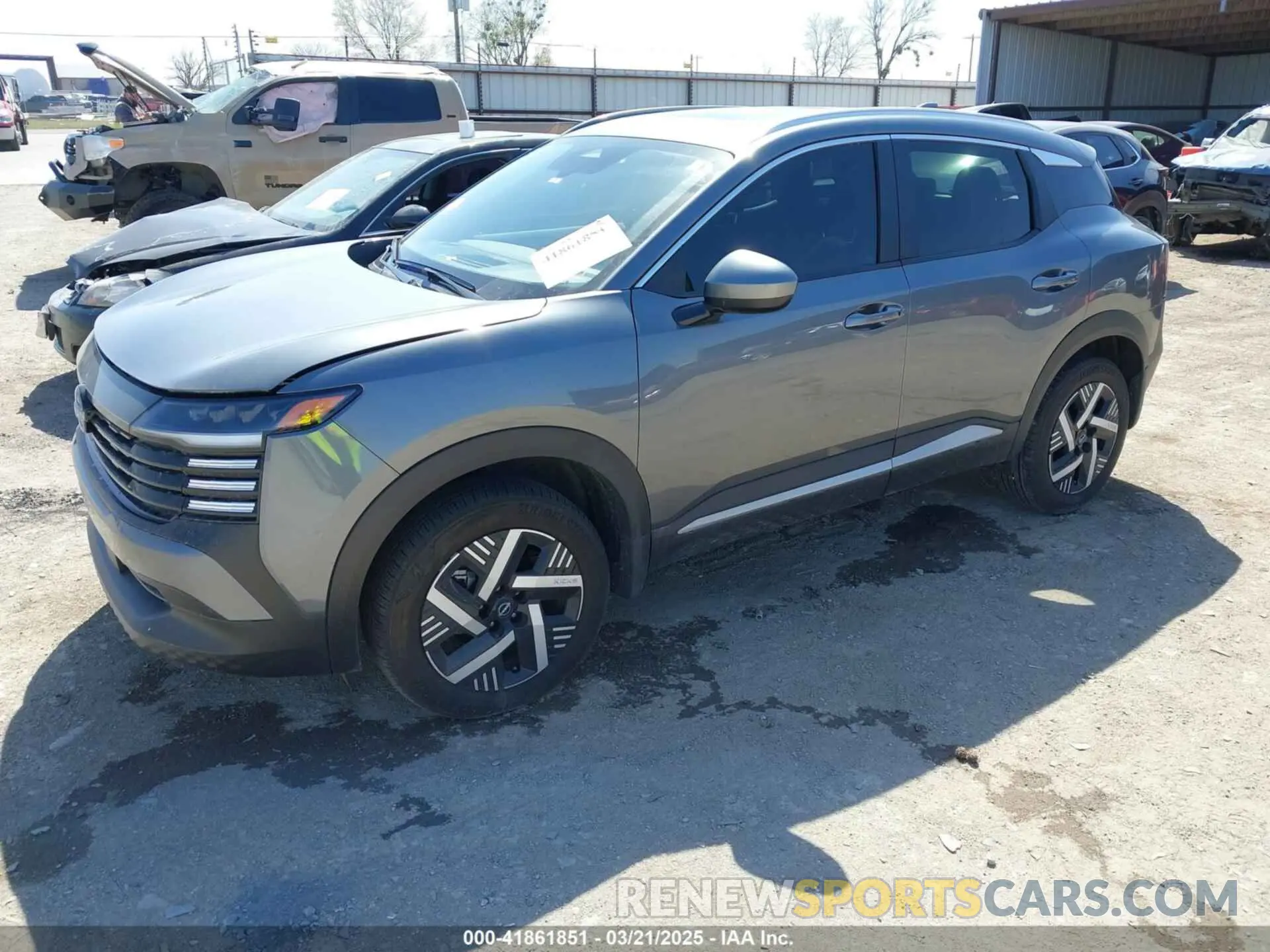 2 Photograph of a damaged car 3N8AP6CA8SL301035 NISSAN KICKS 2025